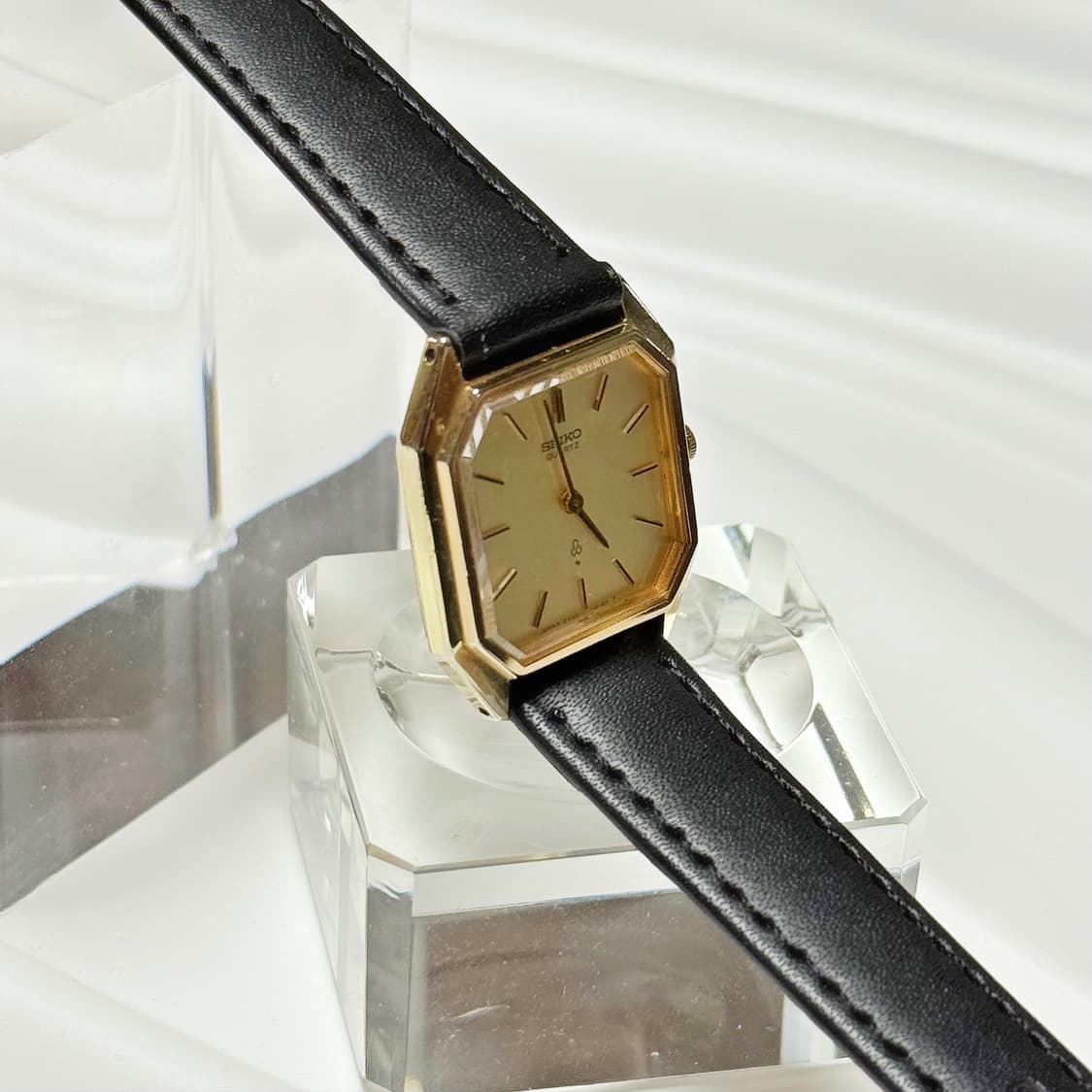 80's90's 세이코 빈티지 골드 옥타곤 클래식 워치 상품이미지4