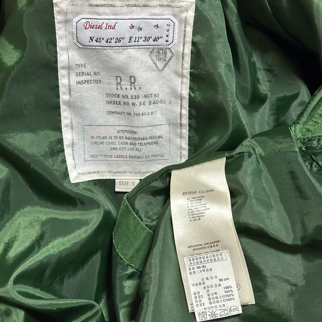 디젤 야상 필드 자켓 상품이미지6