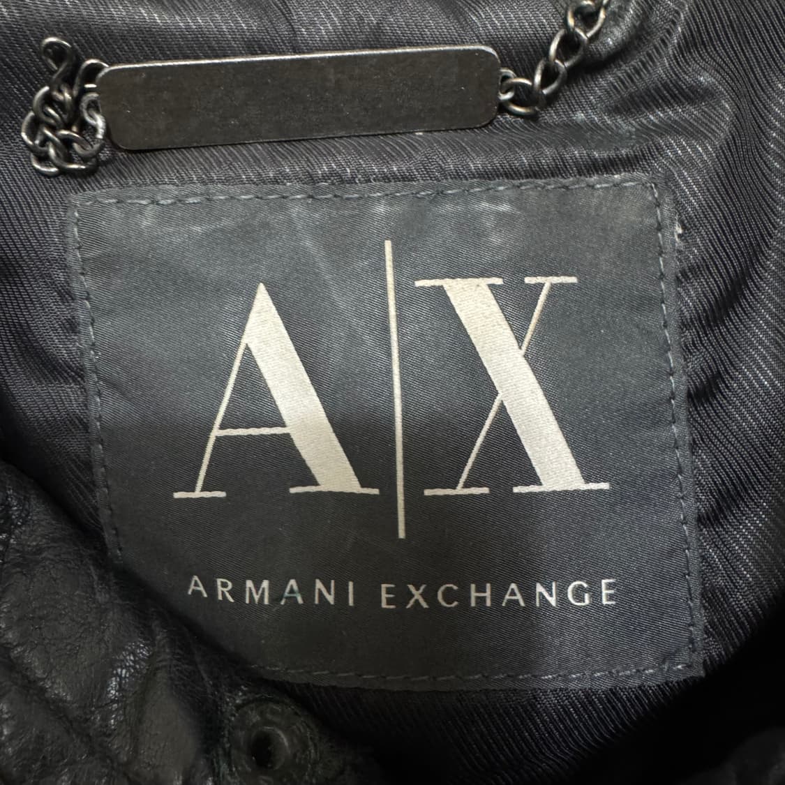 아르마니 익스체인지 소가죽자켓 상품이미지4