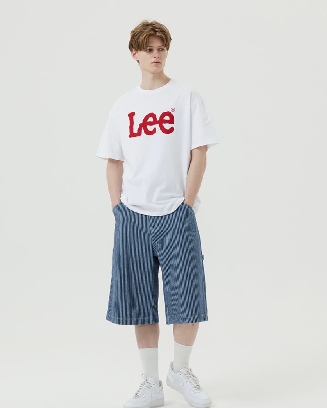 리 빅 트위치 로고 티셔트 레드 상품이미지3