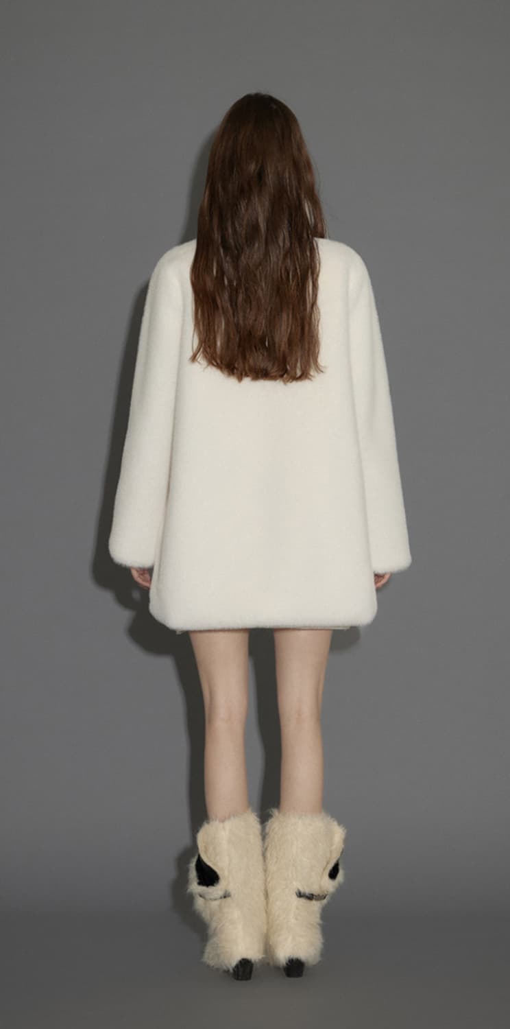 ODS 오디에스 퍼 코트 FUR HALF COAT 상품이미지3