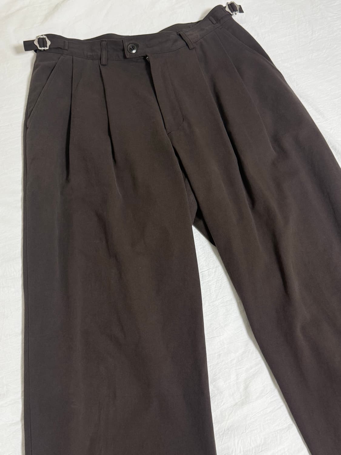 노운 와이드 치노 브라운 1사이즈 상품이미지1