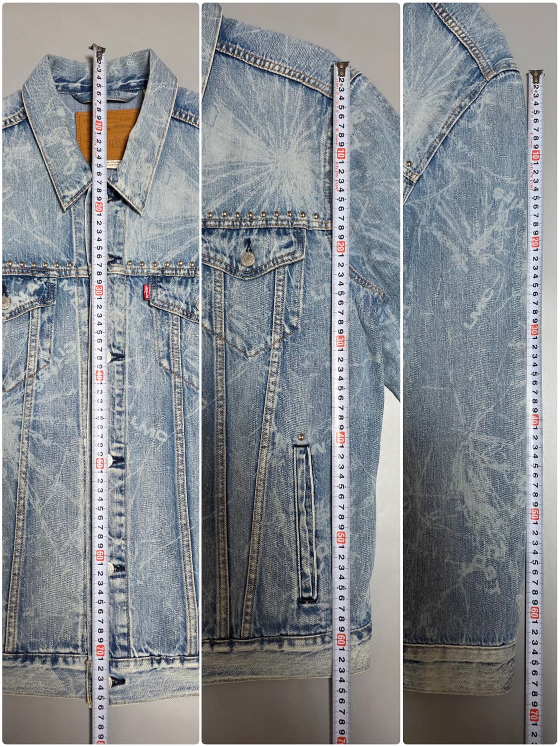 리바이스 X 엘엠씨 트러커자켓 (L) LEVIS 데님자켓 상품이미지3