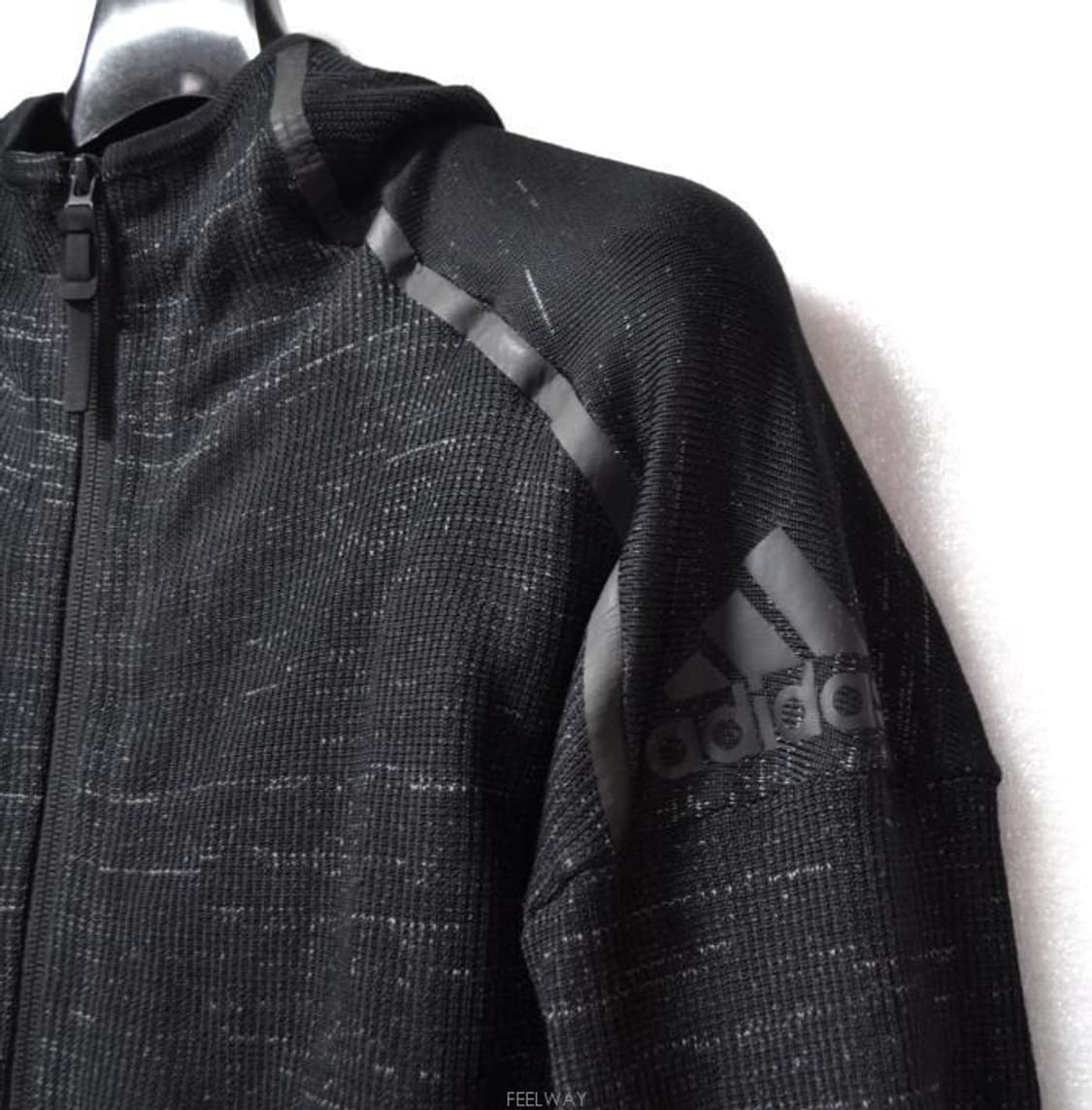 아디다스/여성후드풀집업니트식자켓(사이즈55반) 상품이미지5