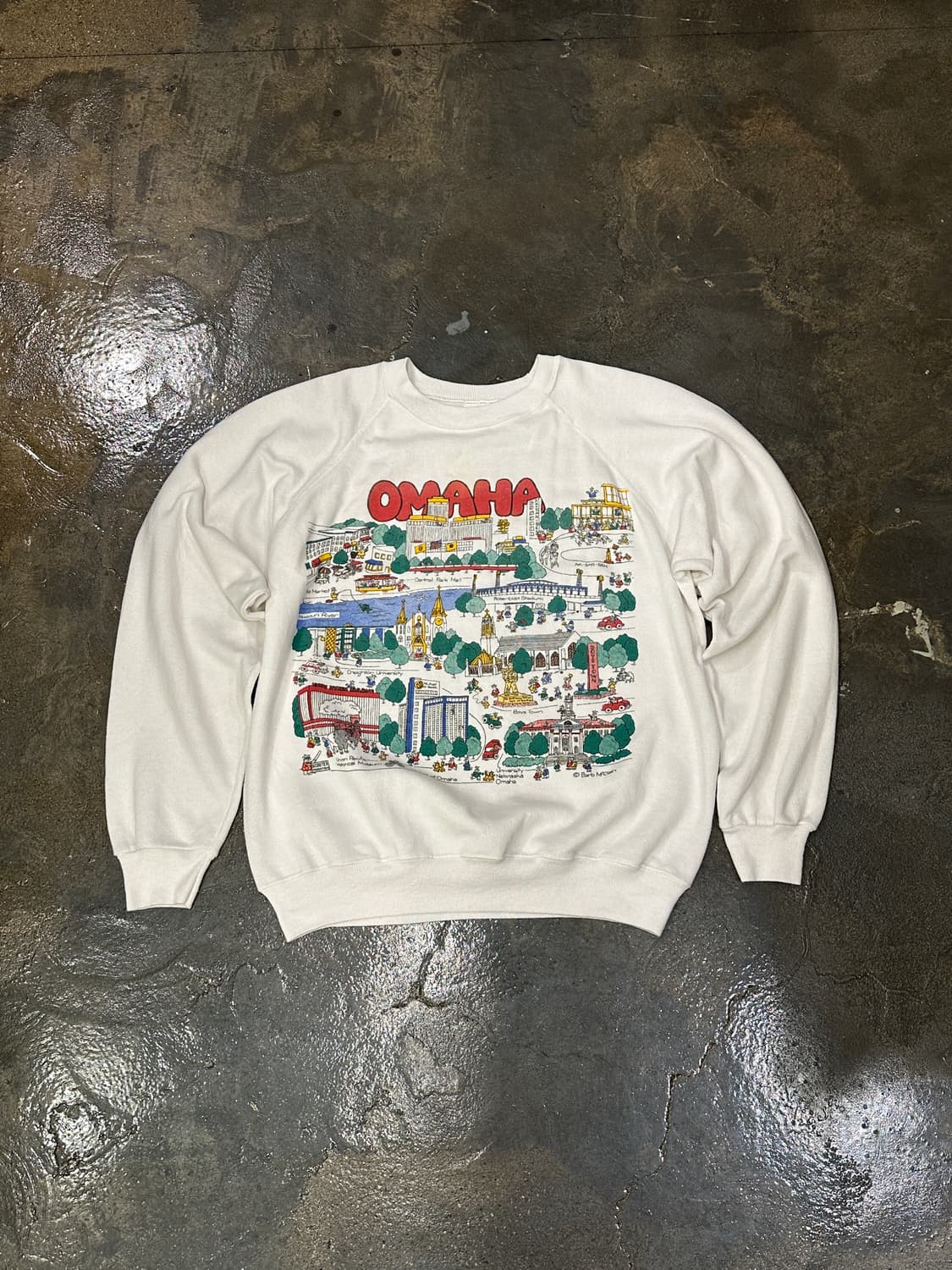 90s Hanes 빈티지 프린팅 맨투맨 L 상품이미지1