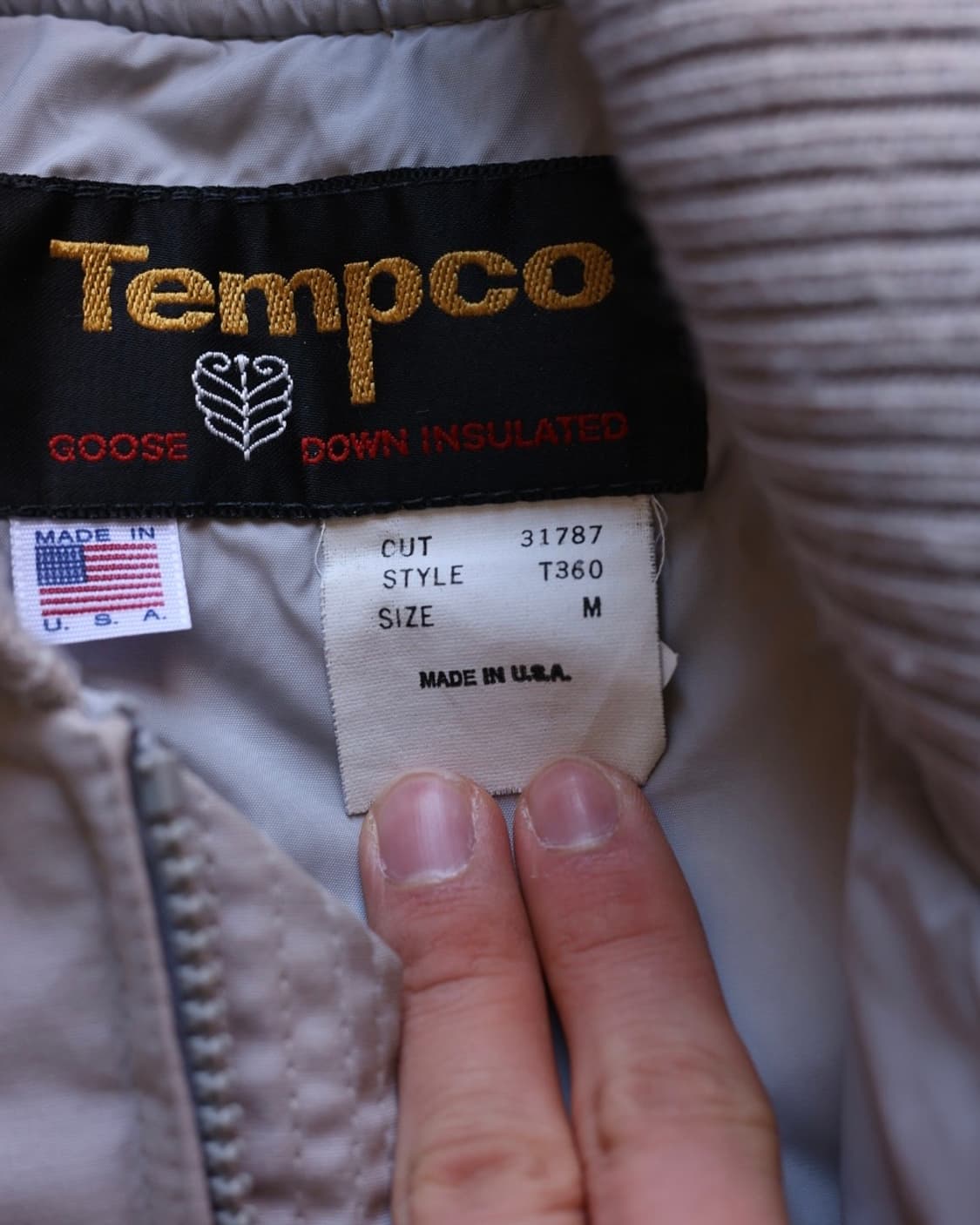 템포 70s 웨스턴 구스다운 자켓 상품이미지2