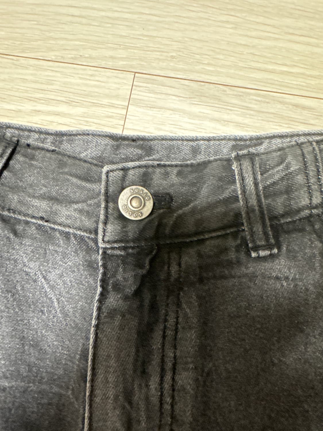 솔리드 옴므 워싱 데님팬츠 상품이미지2