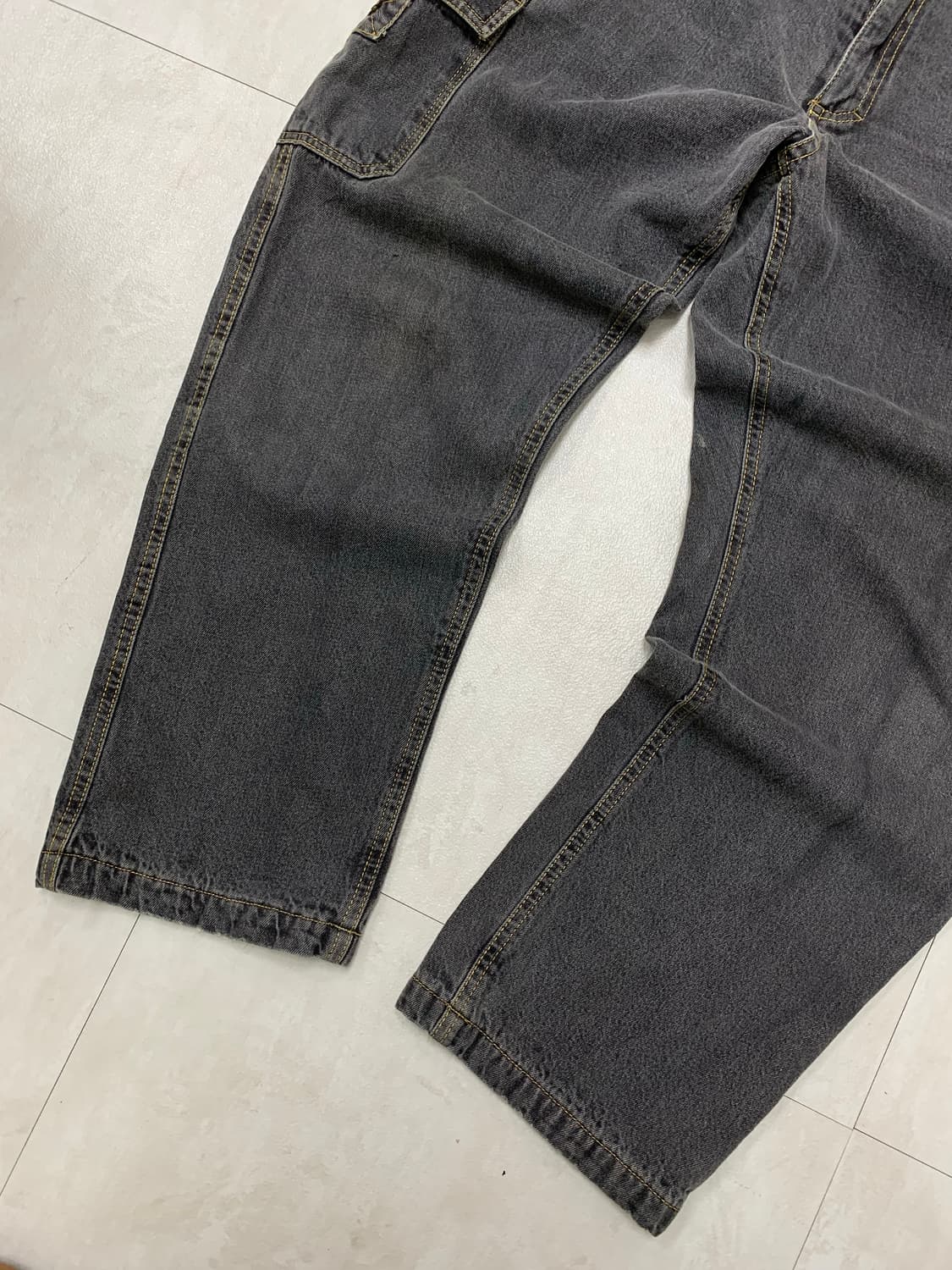 Arctic bear 흑청 데님 팬츠 #109 상품이미지5