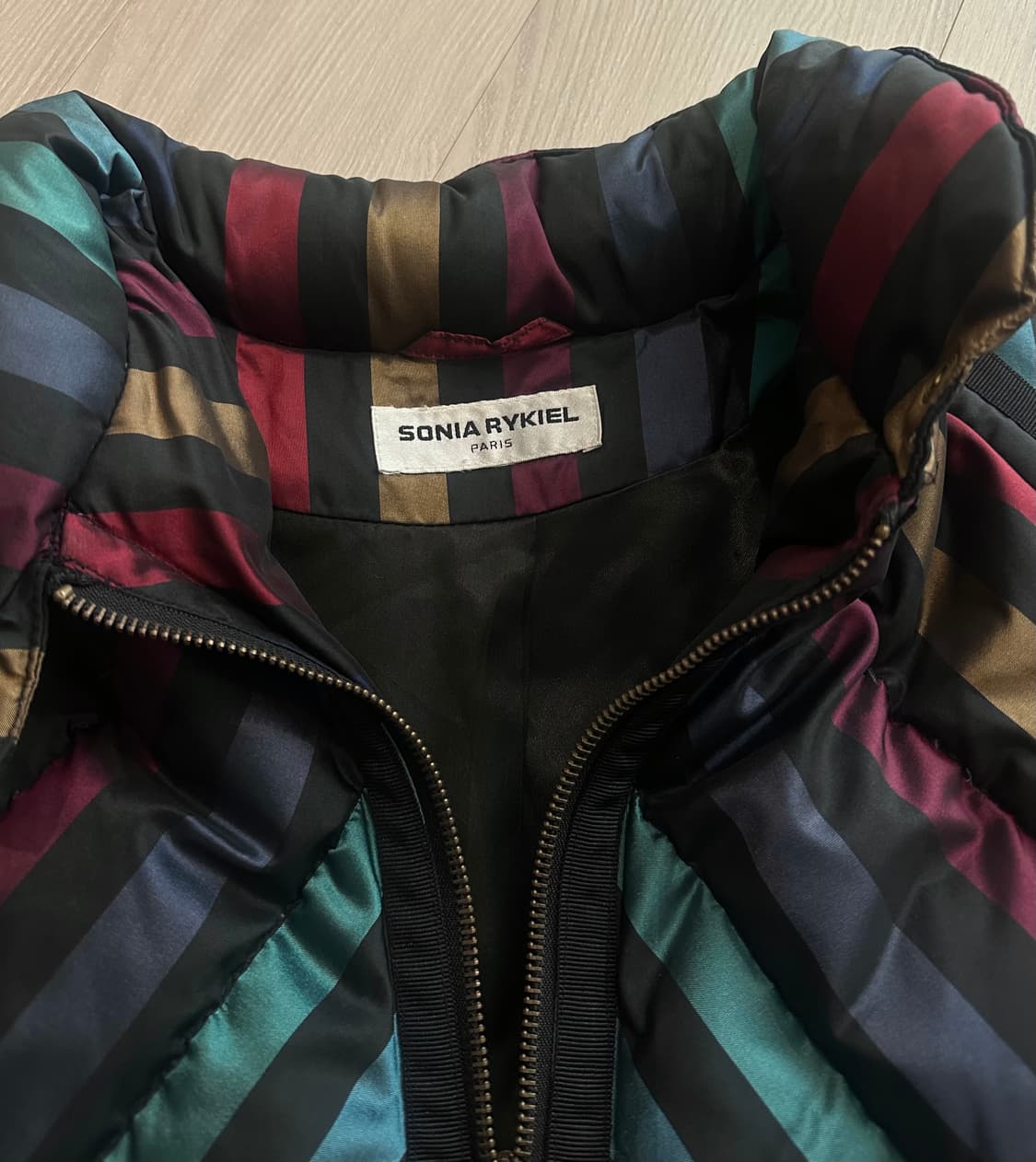 소니아 리키엘 빈티지 멀티컬러 스트라이프 패딩 상품이미지3