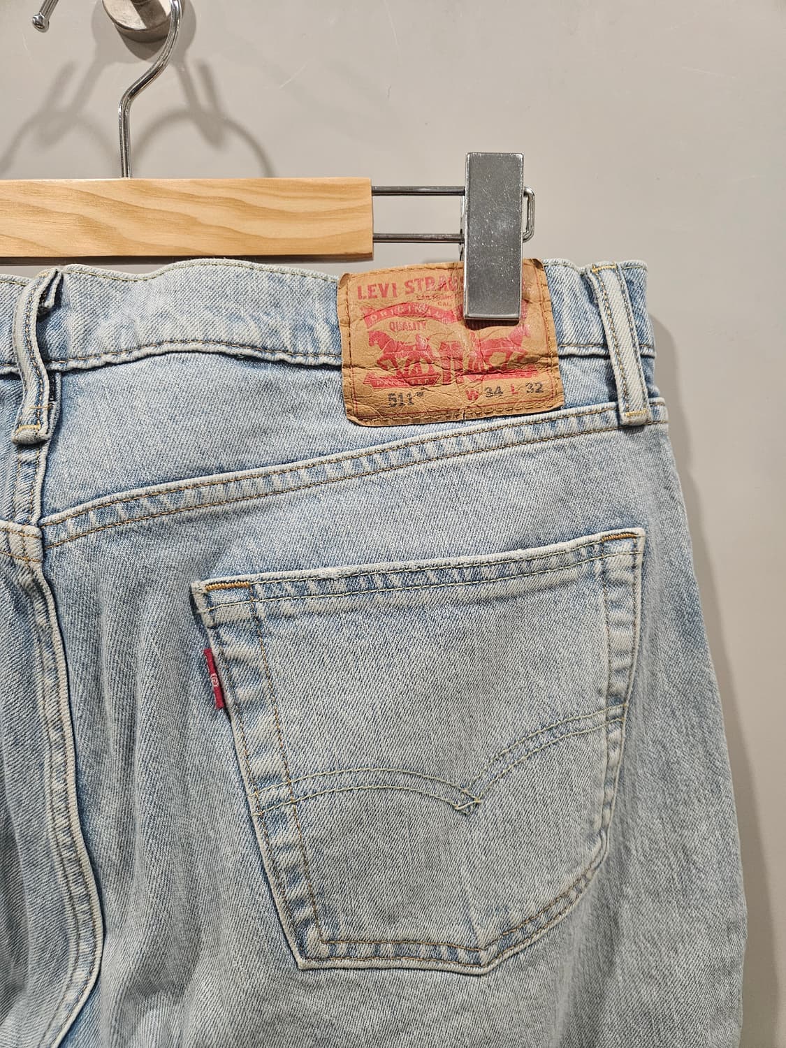 리바이스 511 연청 청바지 34 상품이미지2