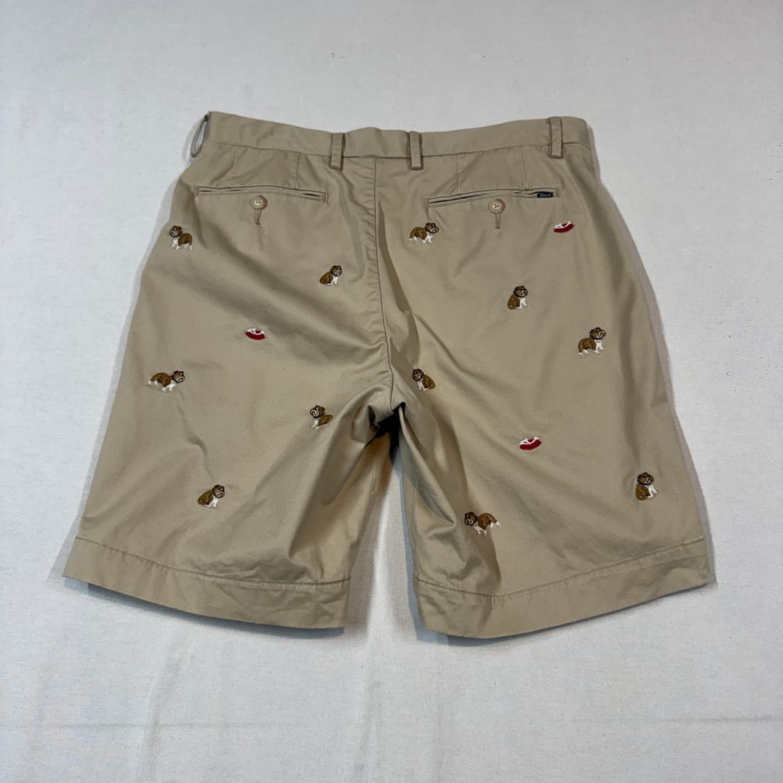 32inch) 폴로 랄프로렌 불독 자수 클래식핏 반바지 신형 상품이미지4
