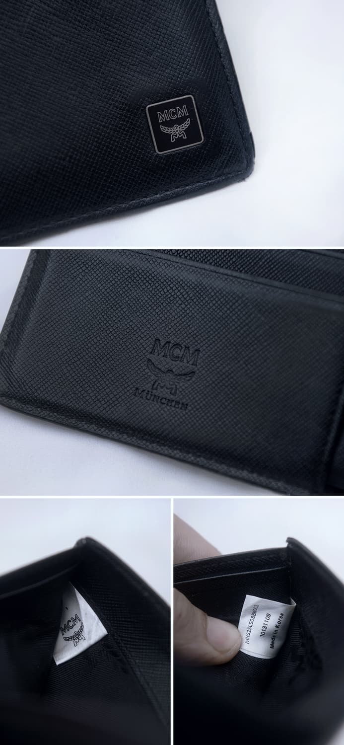 MCM 사피아노 메탈 로고 뷰포켓 6cc 반지갑 상품이미지9