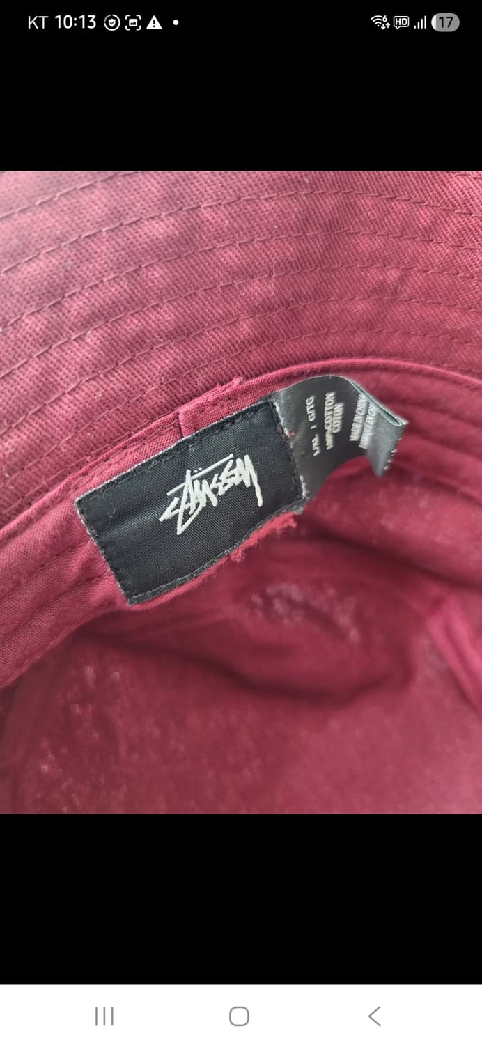 스투시 버킷햇 와인색 L-XL 상품이미지2