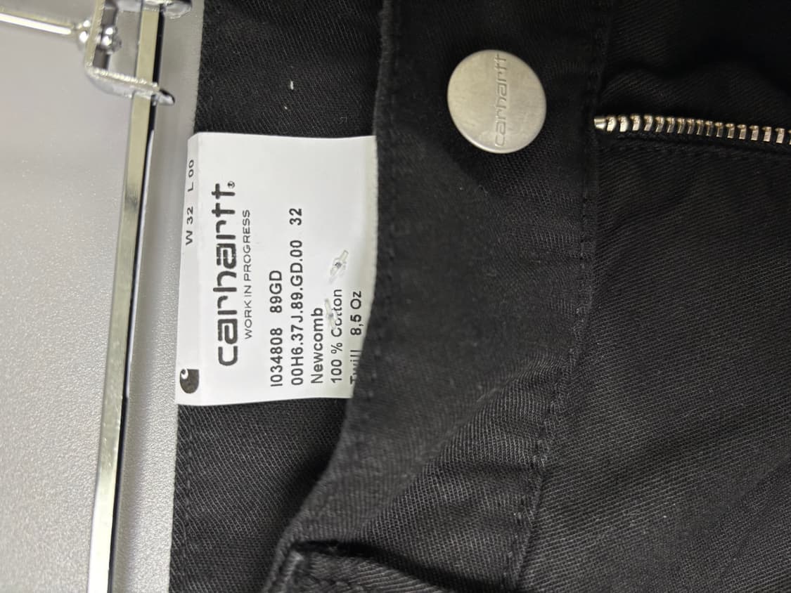 (32) Carhartt wip landon short 블랙 가먼츠다이드 상품이미지5