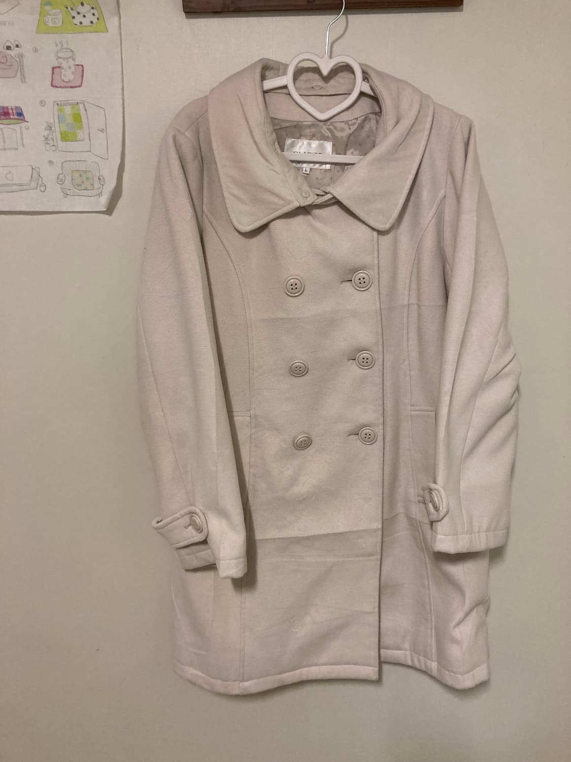 둥근카라 롱 코트 상품이미지5