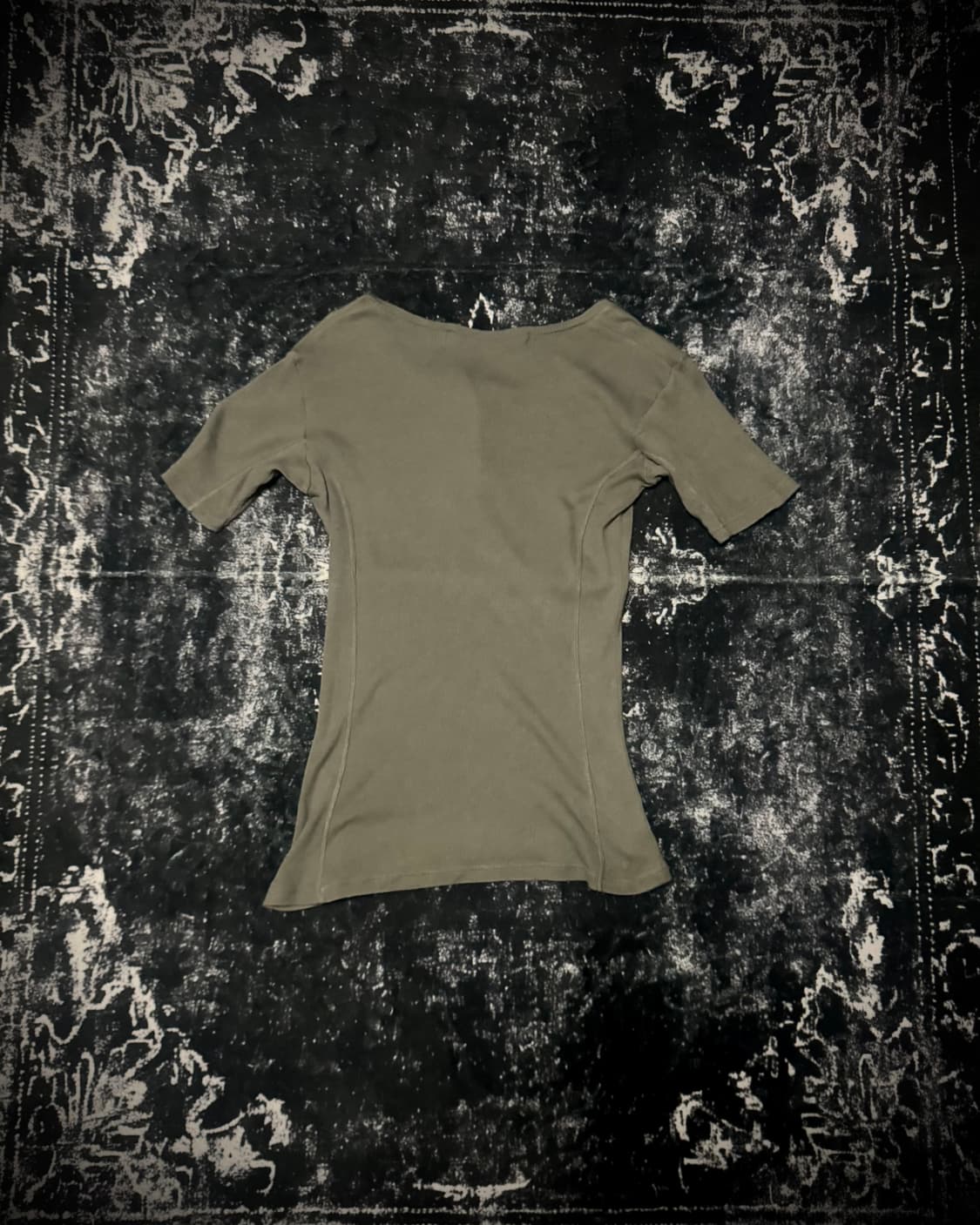 “ SCHLUSSEL” Beads Detail Short T-shirt 상품이미지2