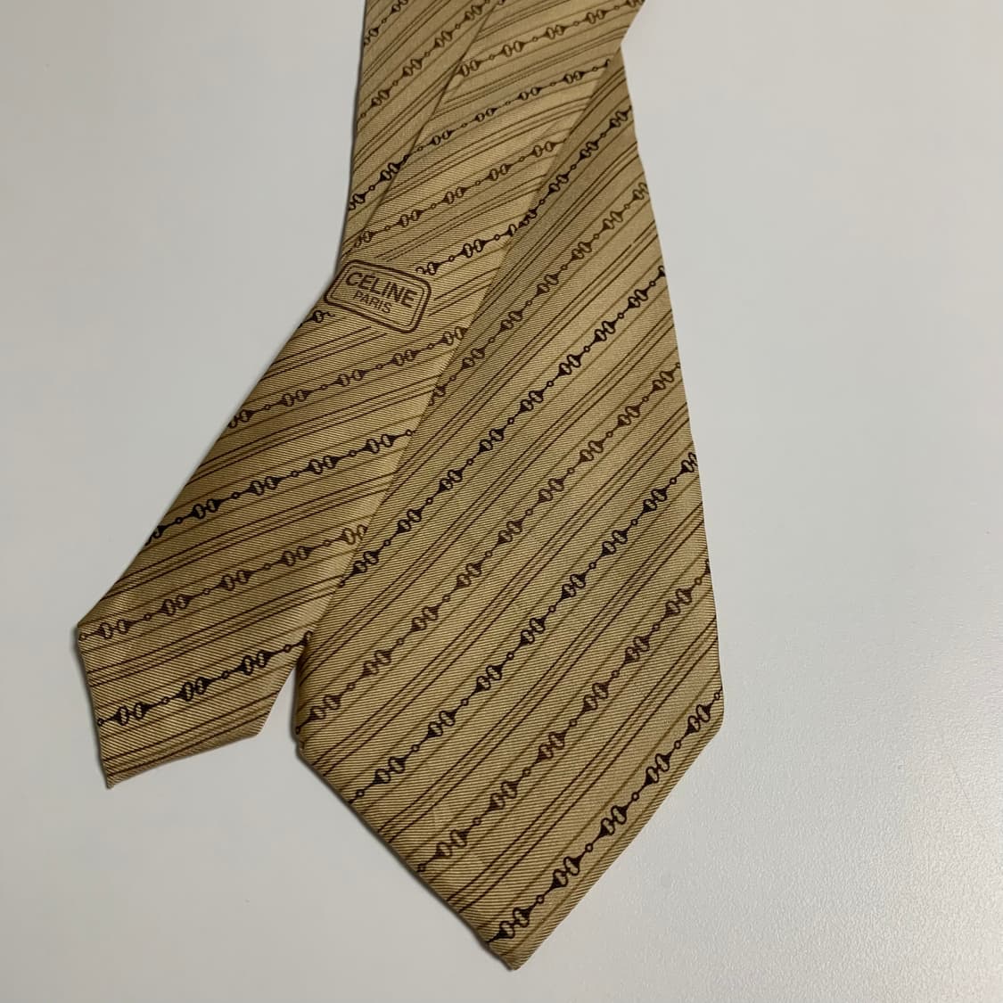 셀린느(CELINE) 빈티지 명품넥타이 결혼식룩 코디 A+등급 8.4cm 상품이미지4