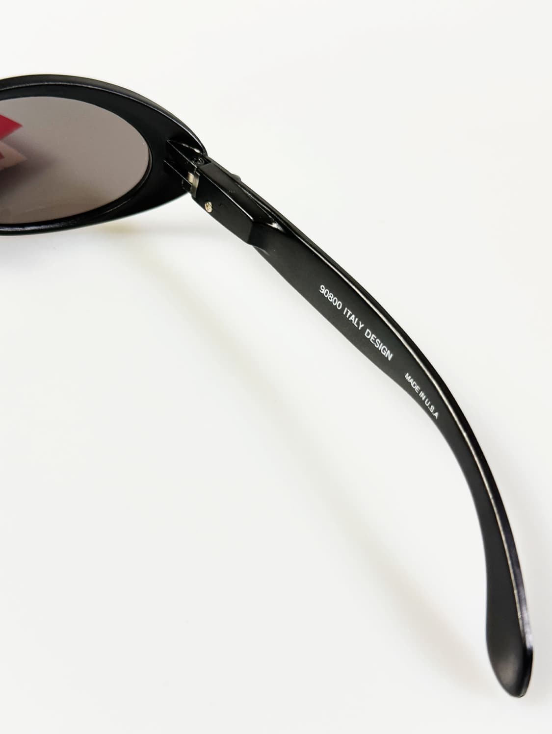 90s REDX 블랙 오벌 프레임 빈티지 선글라스 상품이미지6