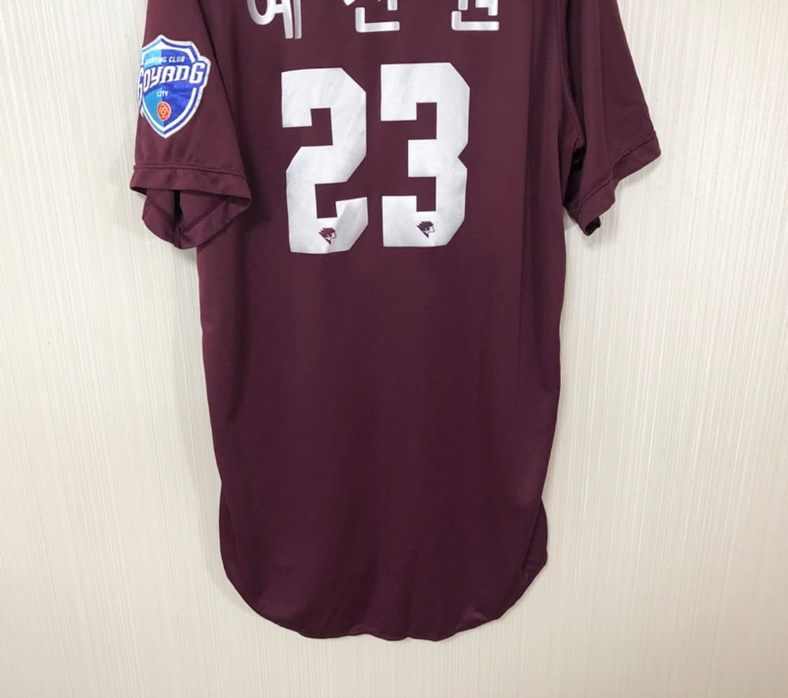 나이키 고양히어로즈 선수실착 원정유니폼/져지 XL #23 예진원 상품이미지9