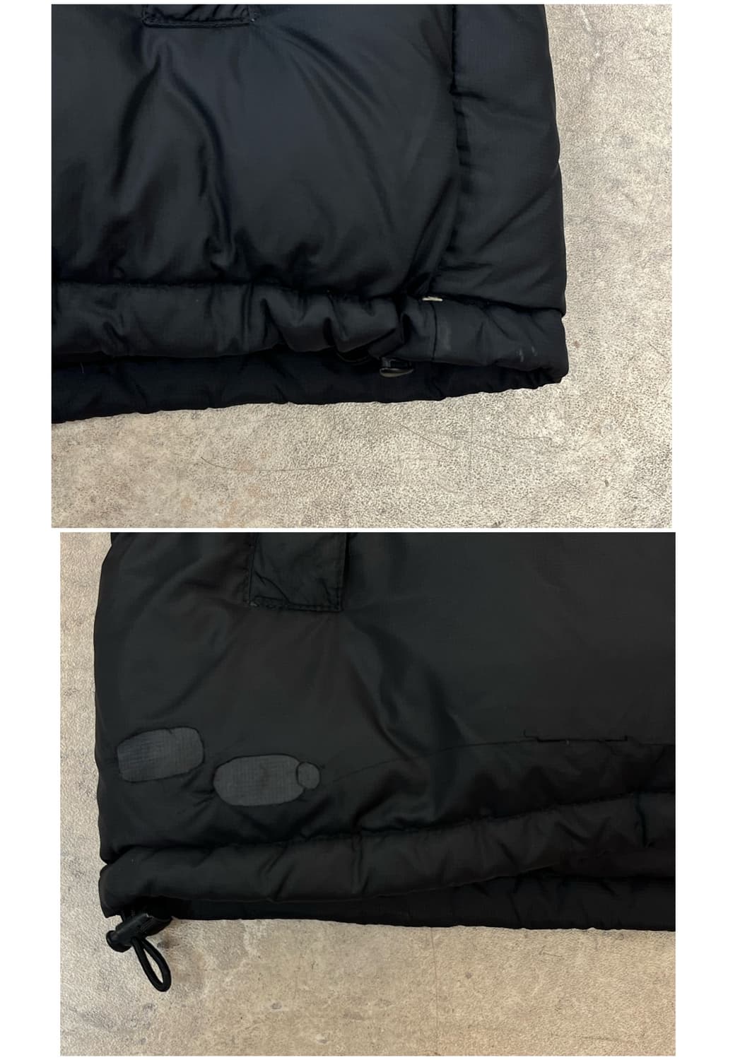 노스페이스 눕시 700 다운 패딩 블랙 L #csz1776 상품이미지7