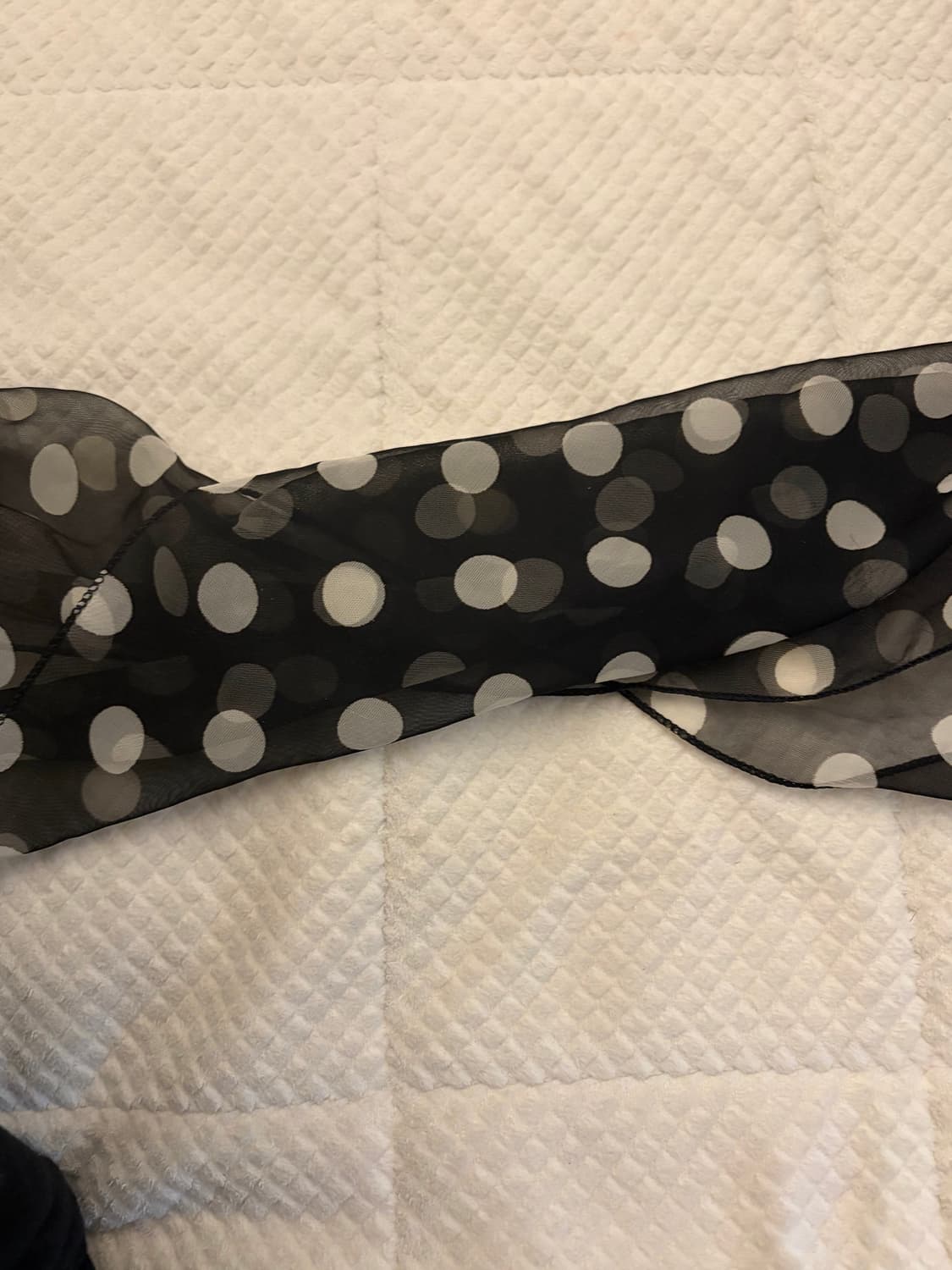 빈티지 도트 스카프 상품이미지2