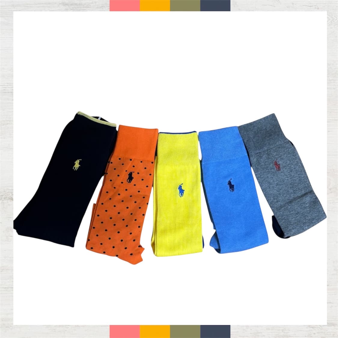 [새상품]폴로랄프로렌 포니 장목 양말세트 상품이미지1