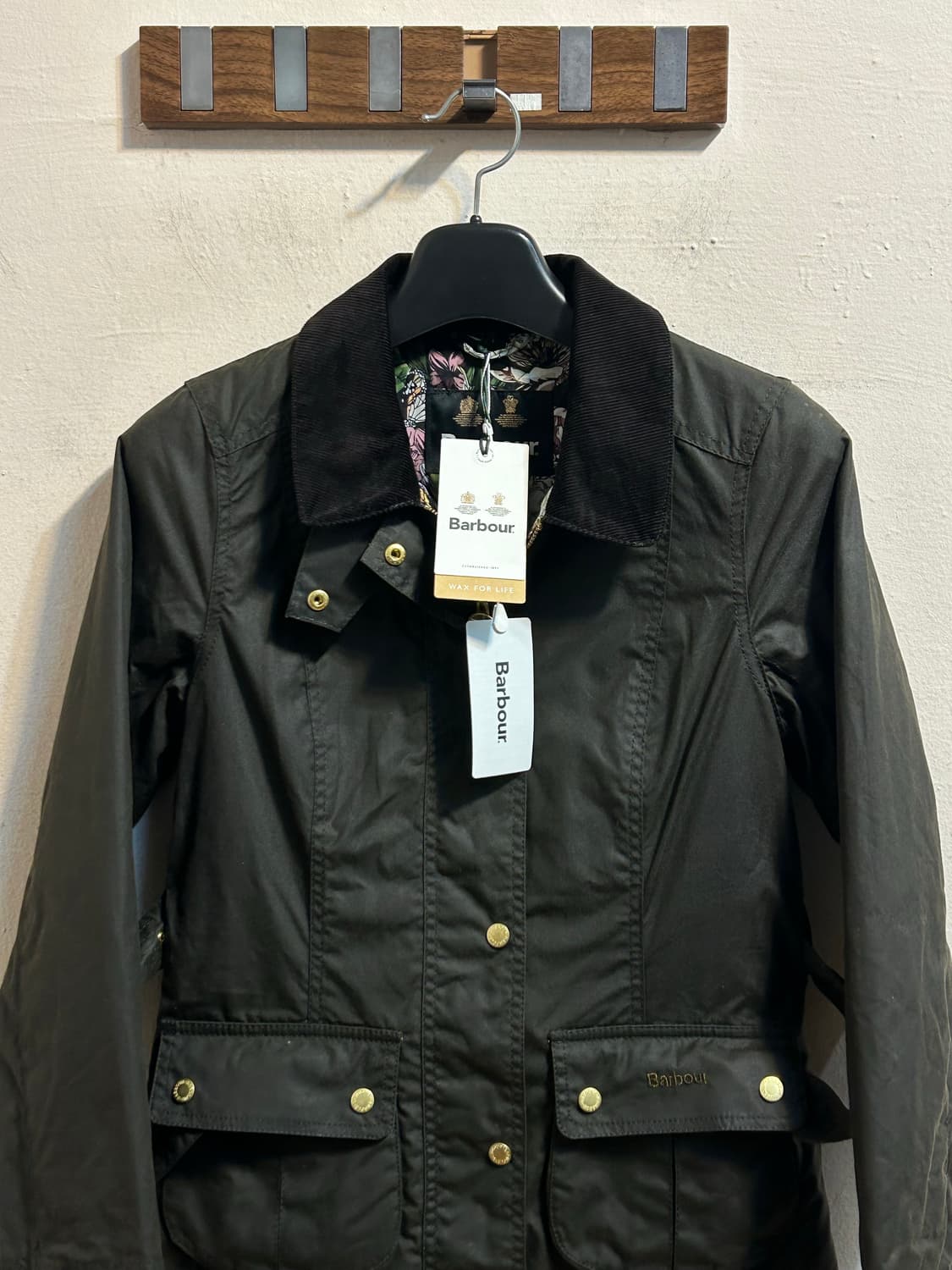 (deadstock) 바버 벨티드 왁스 자켓 상품이미지2