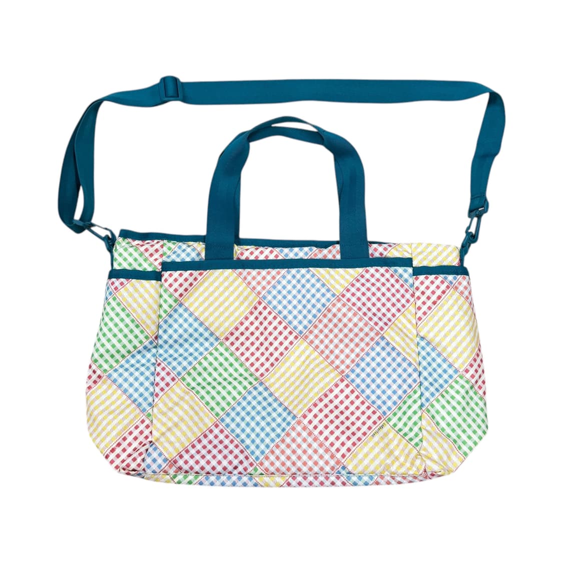 레스포삭 포켓 체크 나일론 크로스백 가방 상품이미지3