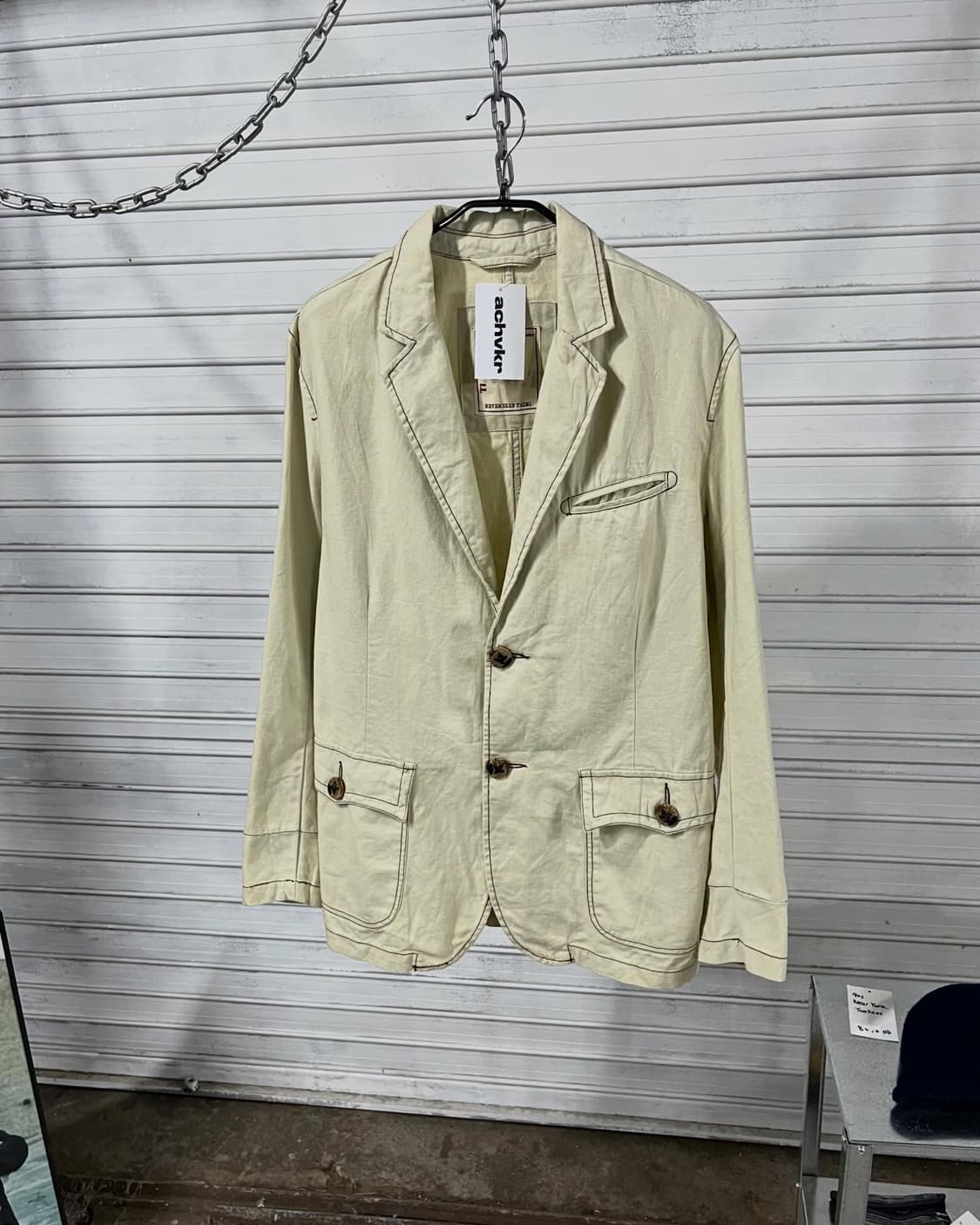 never seen thing linen blazer 상품이미지1