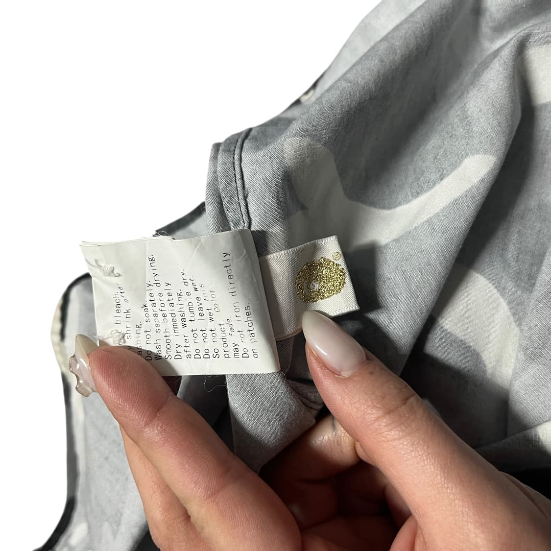 베이프 흑계 반팔 셔츠 상품이미지6