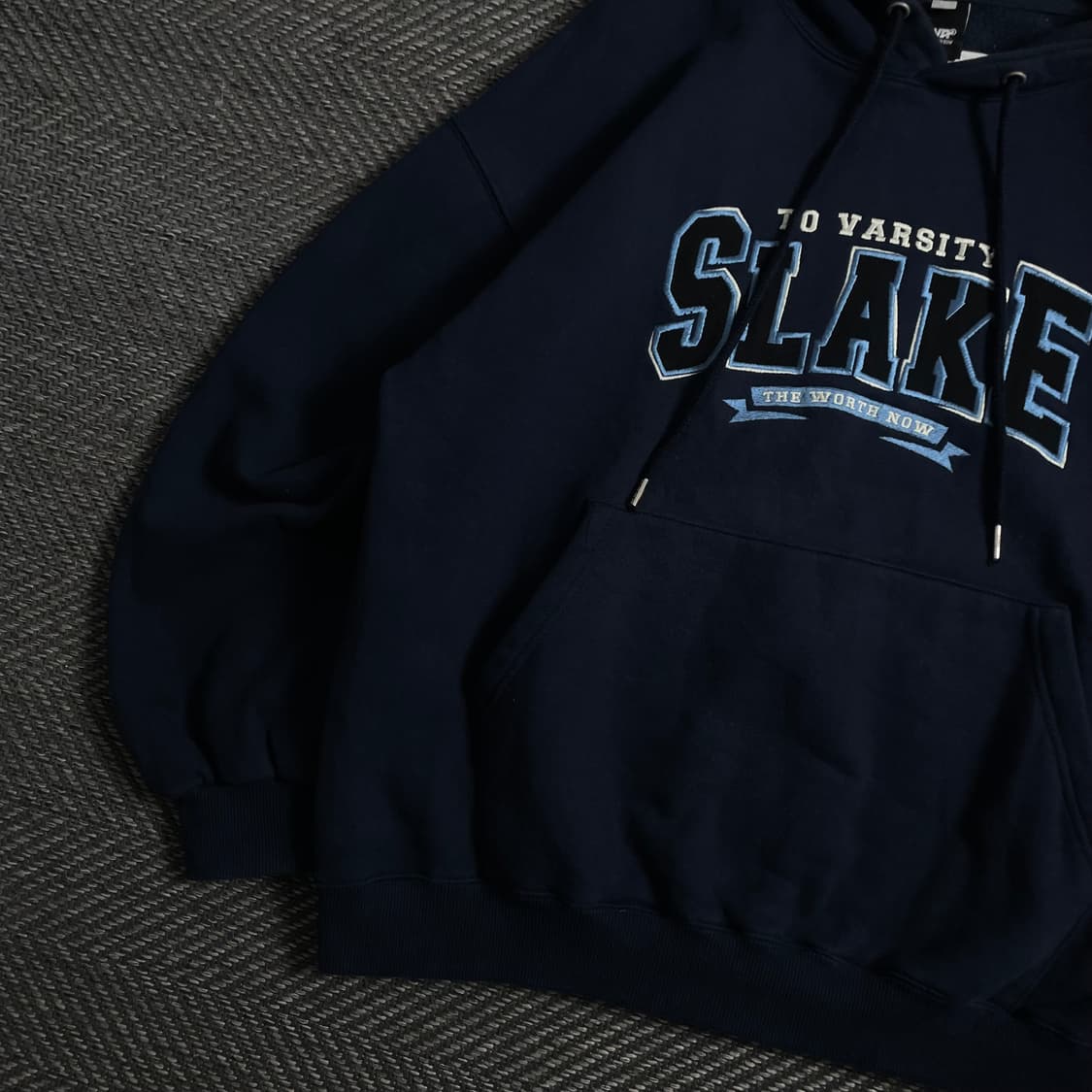 TWN 슬레이크 올드스쿨 네이비 후드 티셔츠 y 4256 상품이미지4