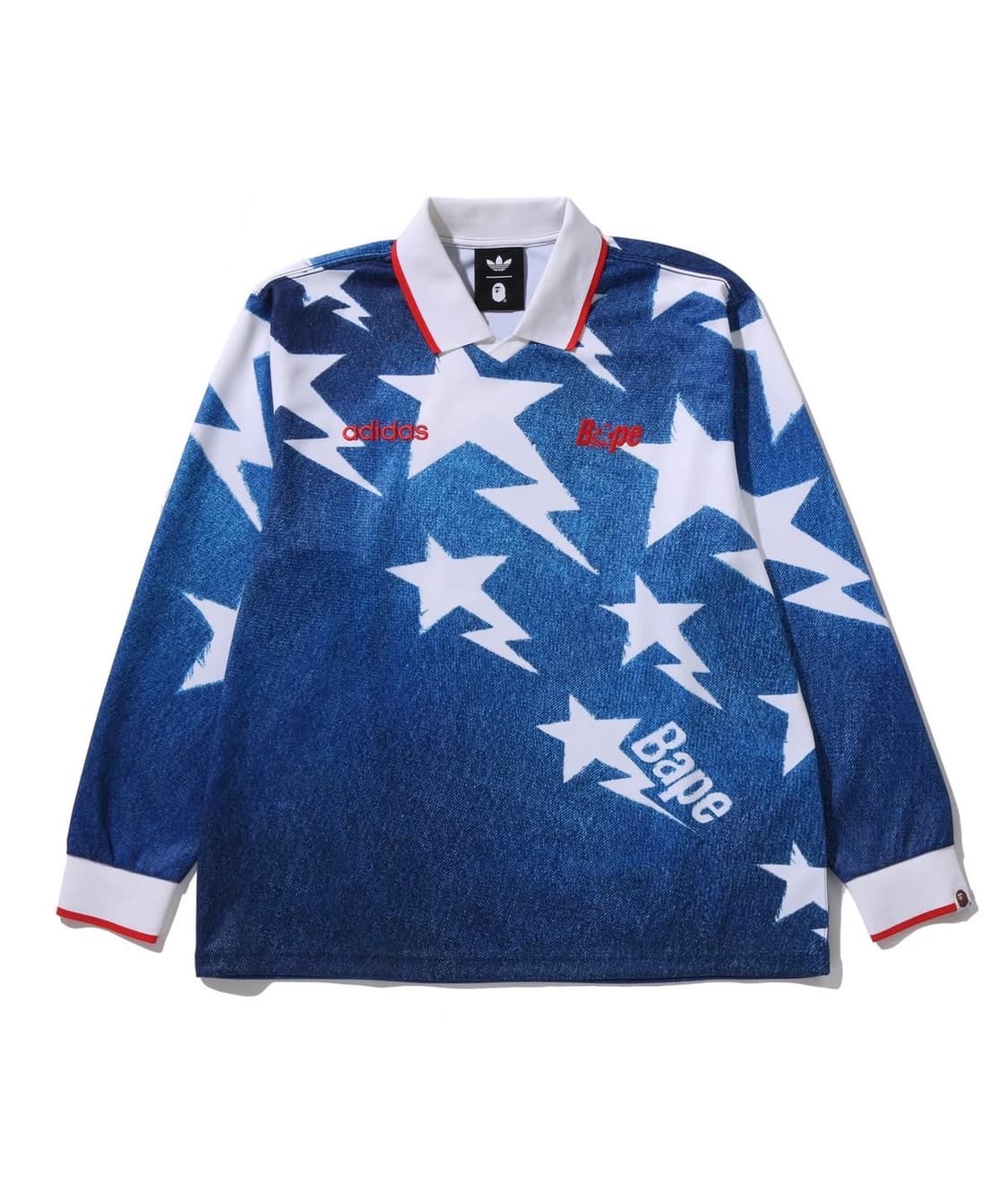 아디다스 x 베이프 롱슬리브 스탠다드 저지 XL 사이즈 상품이미지1