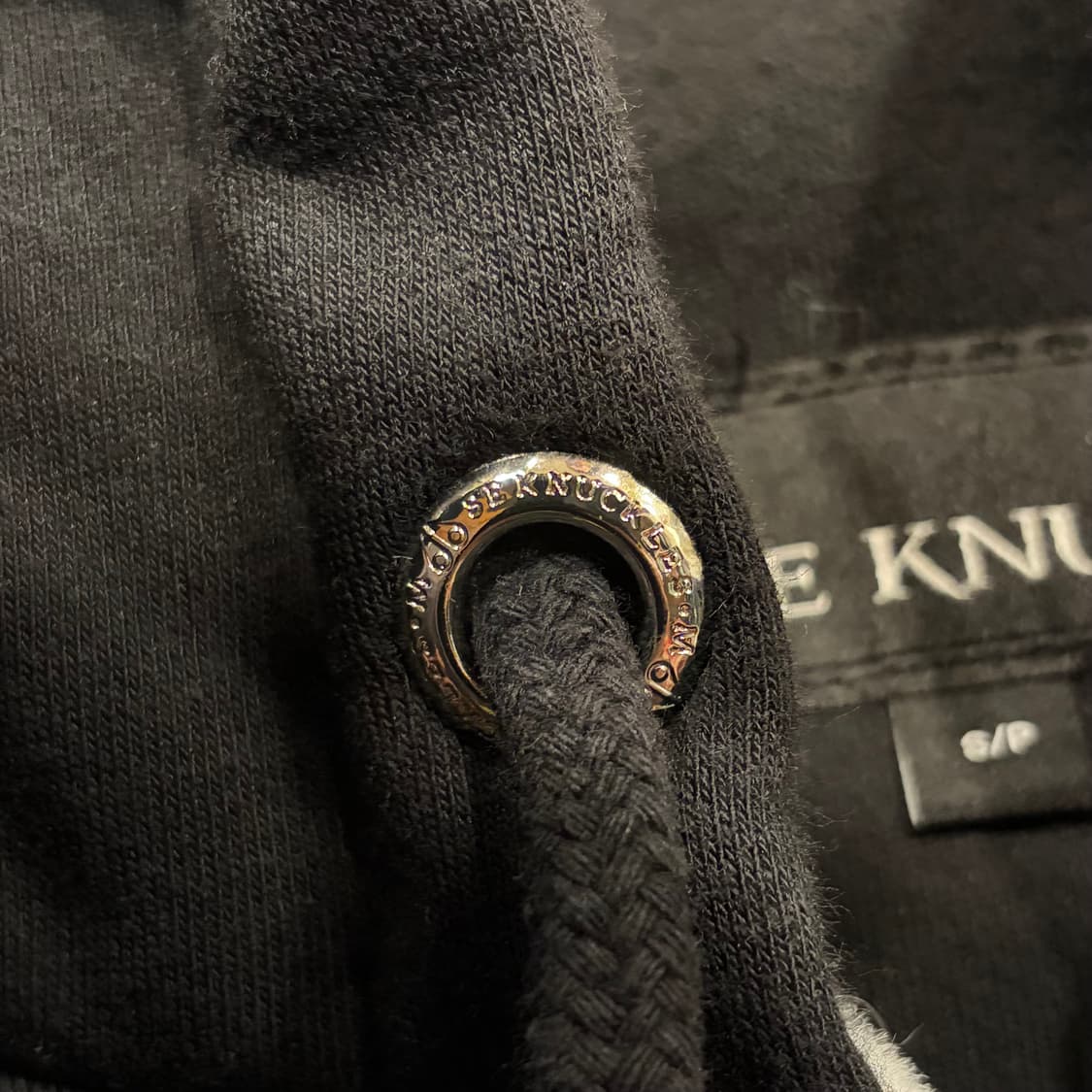 [S] 무스너클 버니 블랙 후드 집업 기모 안감 B695 상품이미지6