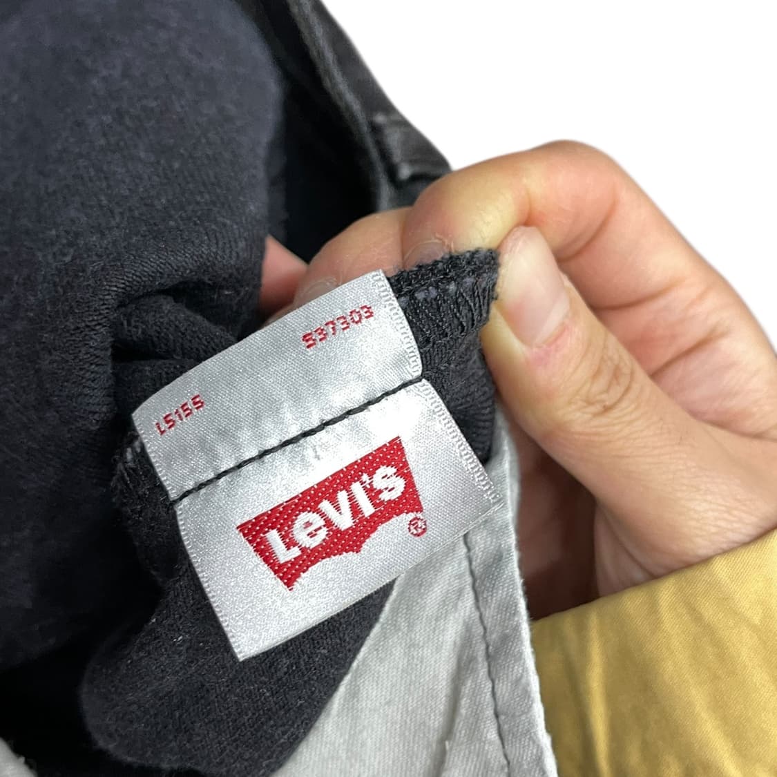 00s 리바이스 501 블랭크탭 흑청 상품이미지5