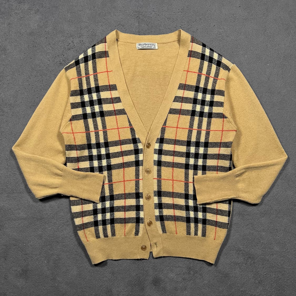 버버리 노바체크 울 가디건 상품이미지2