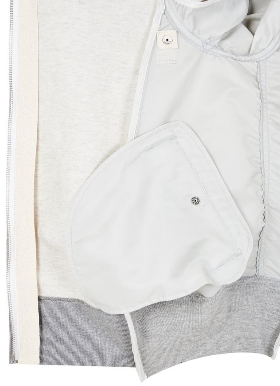 사카이 나일론 믹스 후드 집업 3사이즈 상품이미지3