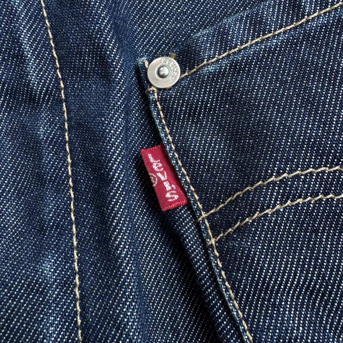 리바이스 엔진 엔지니어드 크롭 바이커 데님 자켓 상품이미지4