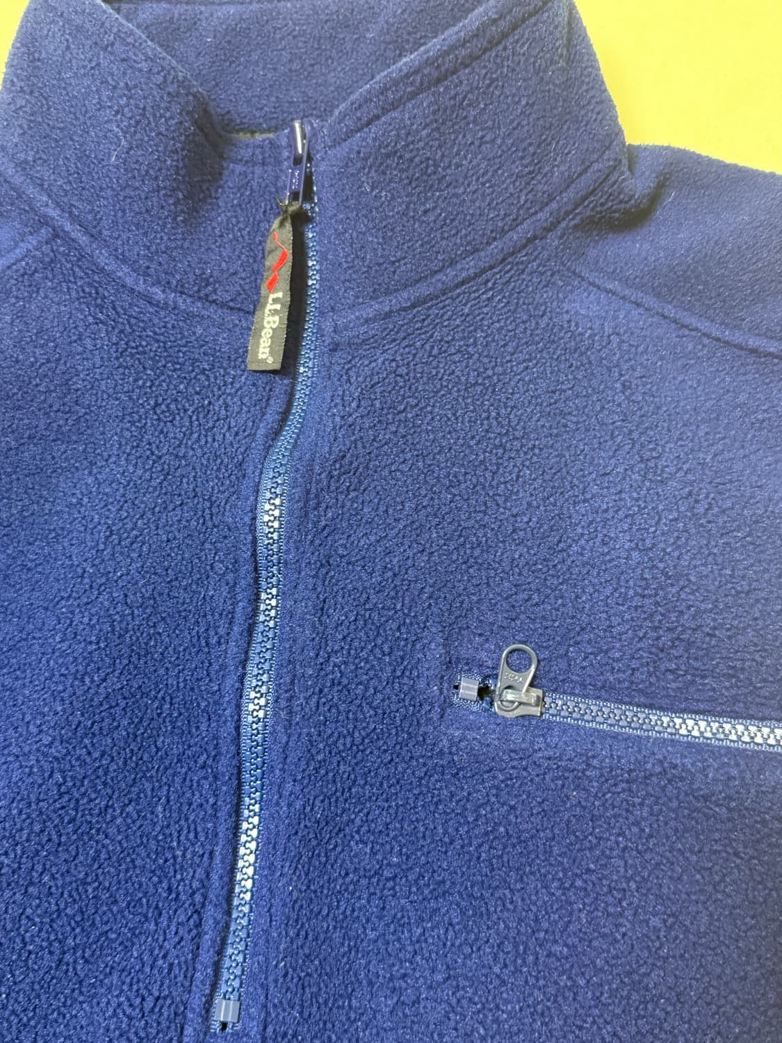 엘엘빈 헤비 플리스 풀오버 네이비 80s 상품이미지2