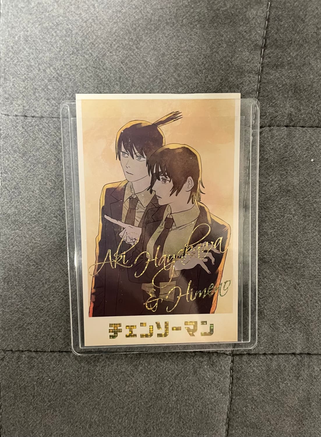 체인소맨 히메노 아키 원화 고전 폴라로이드 지류 파샤 금박  상품이미지1