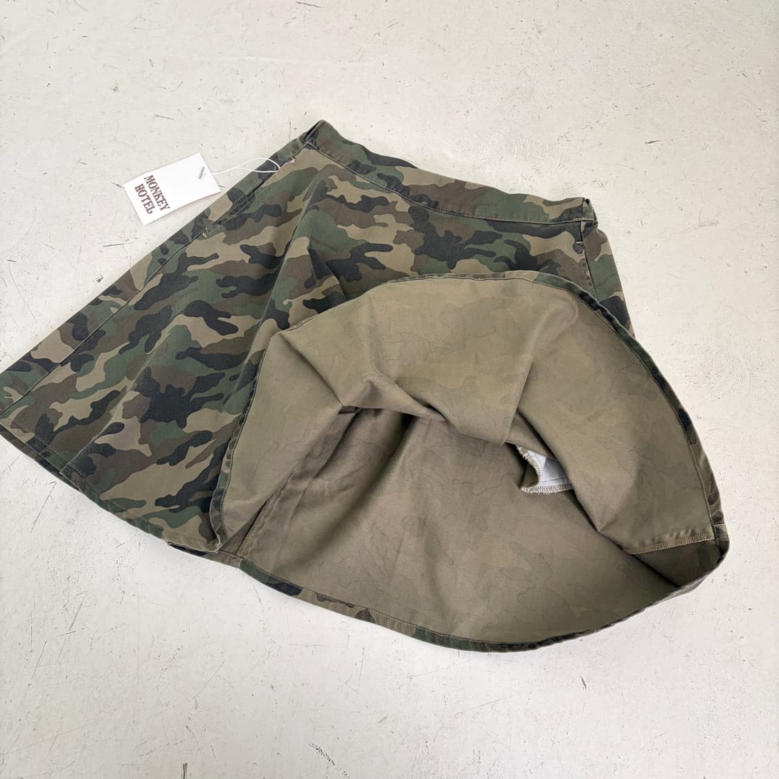 JPN 카모플라주 빈티지 스커트 상품이미지4