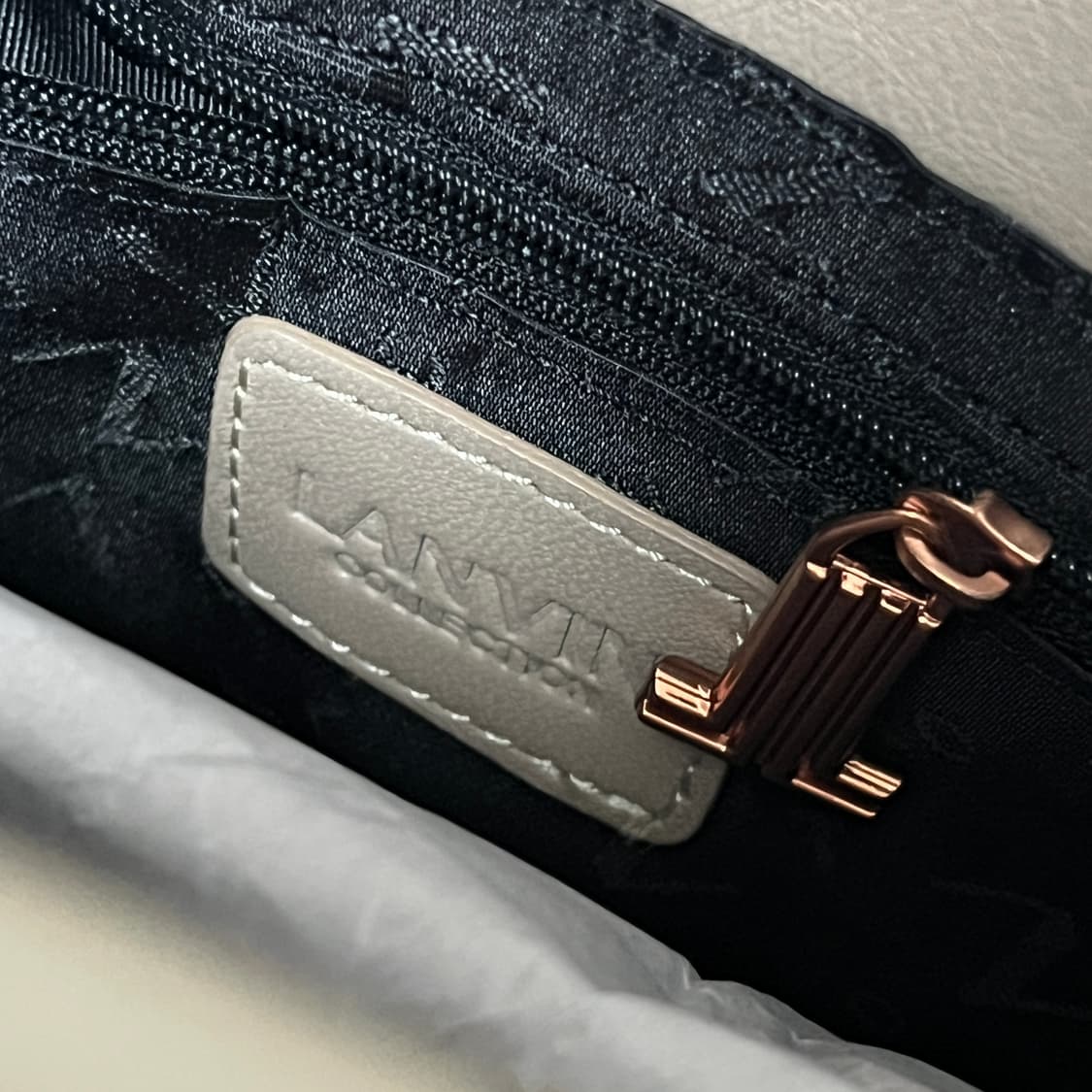 랑방 파이톤 뱀가죽 숄더백 상품이미지3