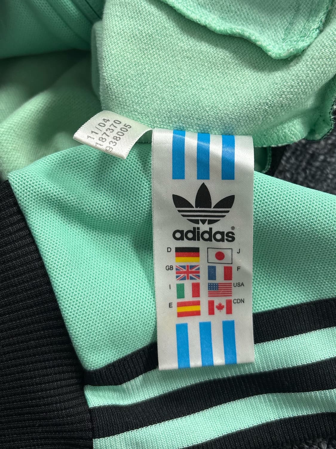 아디다스 베켄바우어 민트 트랙탑 져지 상품이미지7