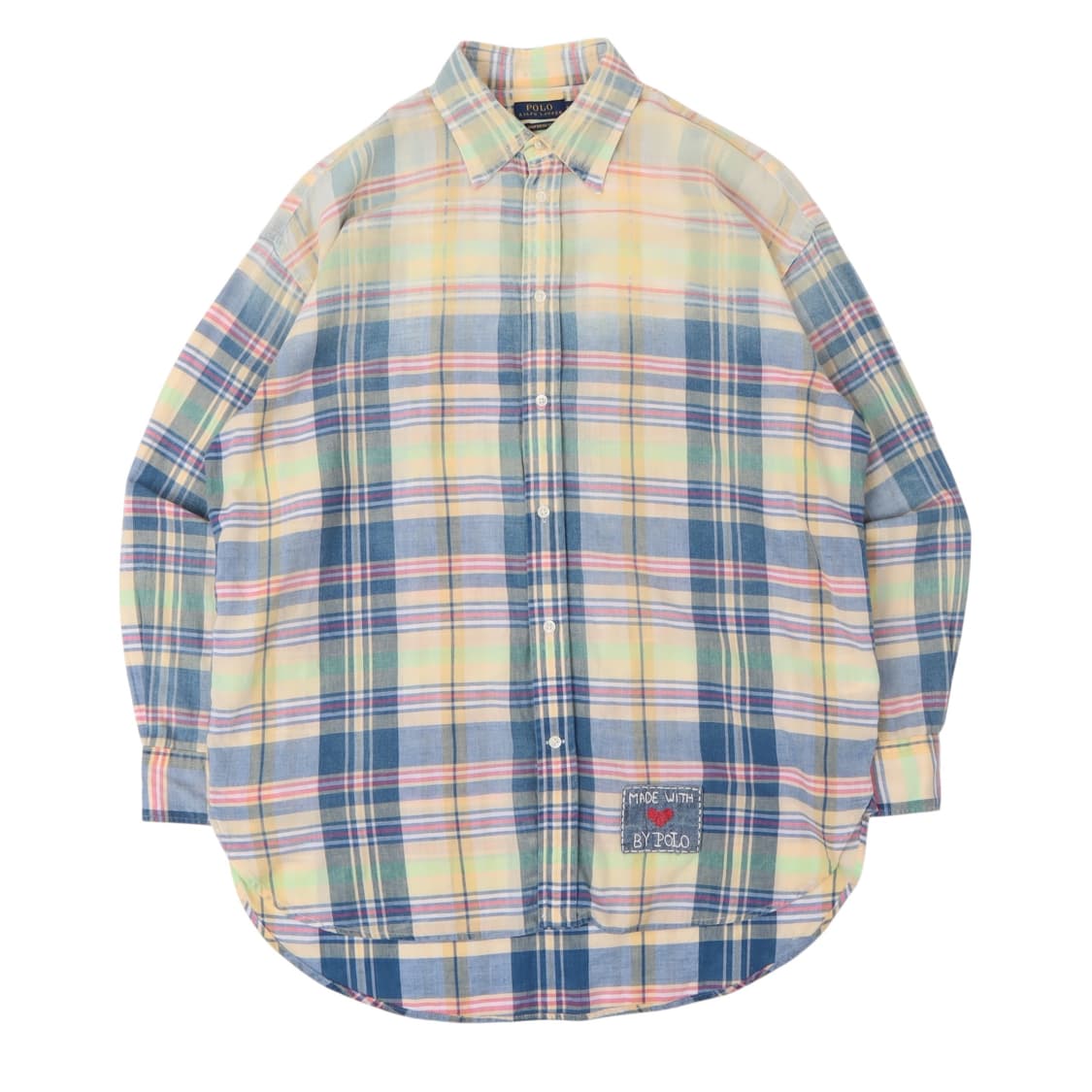 폴로 랄프로렌 퀼트 패치워크 다이드 체크 셔츠 상품이미지4