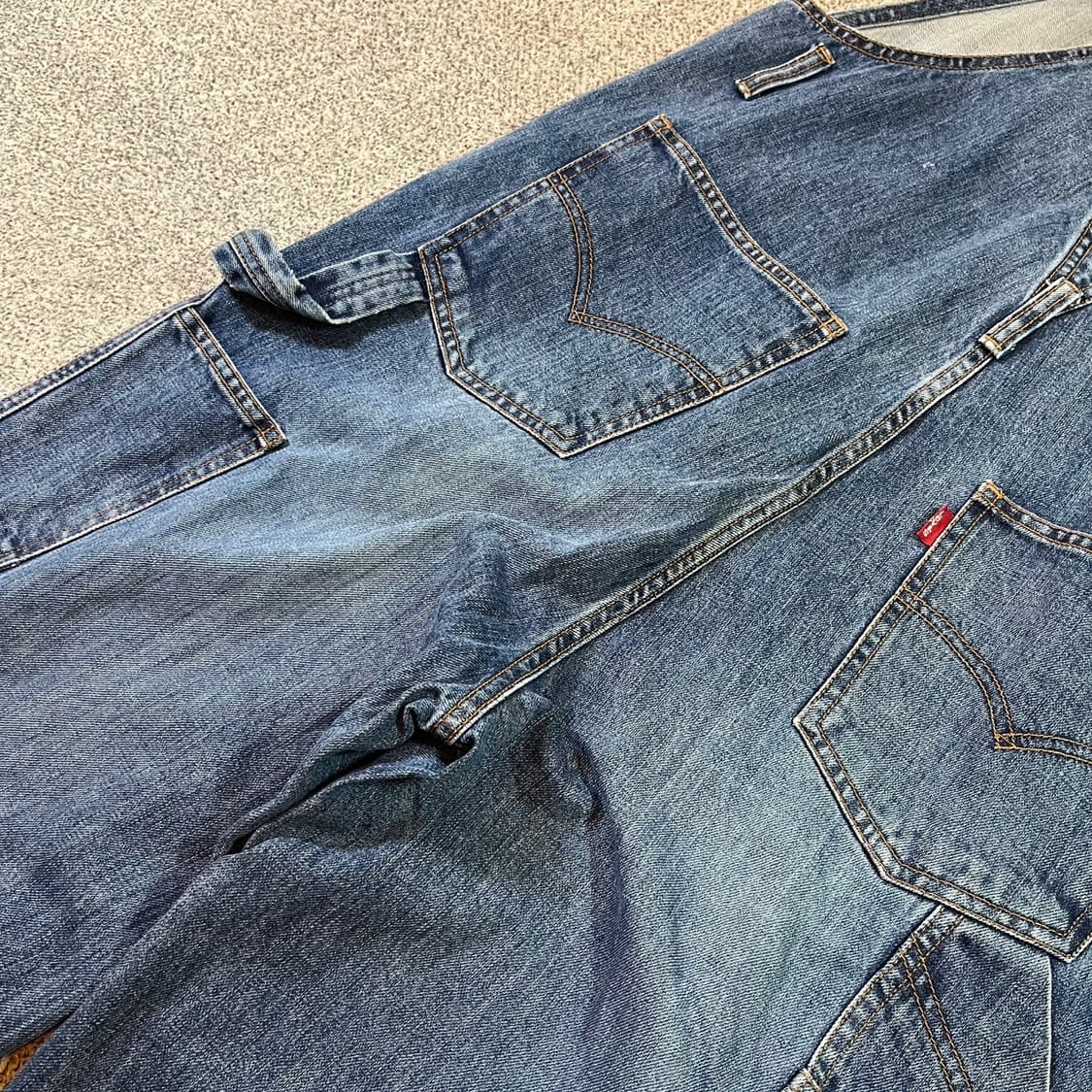 리바이스 카펜터 데님 오버롤 상품이미지4