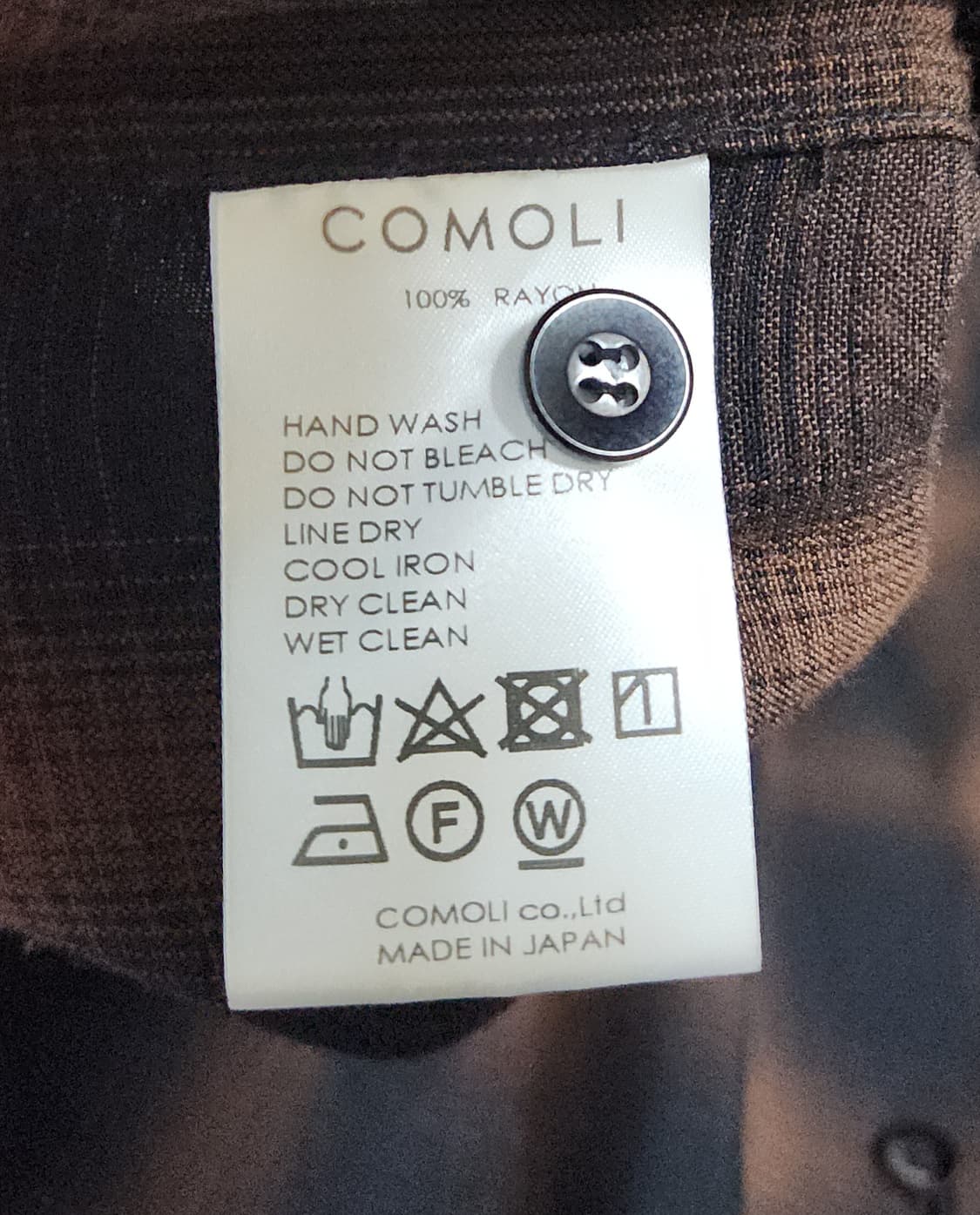 코모리 레이온 셔츠 comoli  상품이미지5