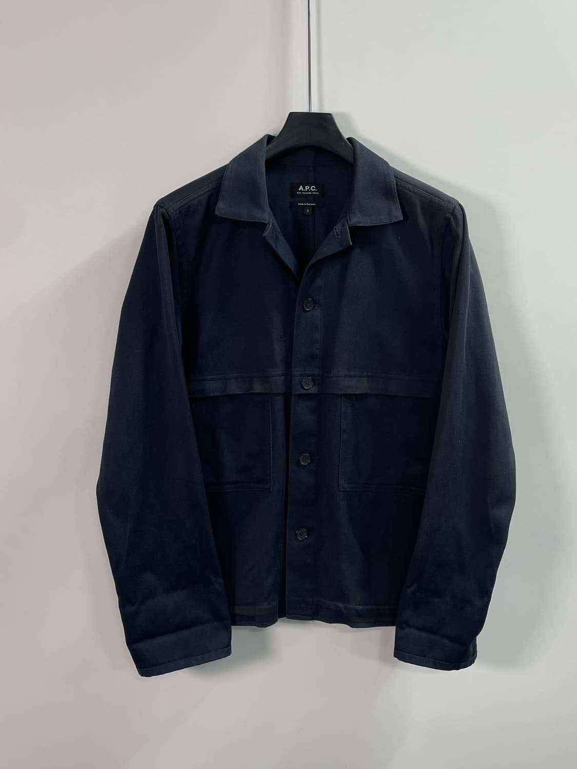 아페쎄 네이비 투포켓 셔츠 자켓 (on.670) 상품이미지1