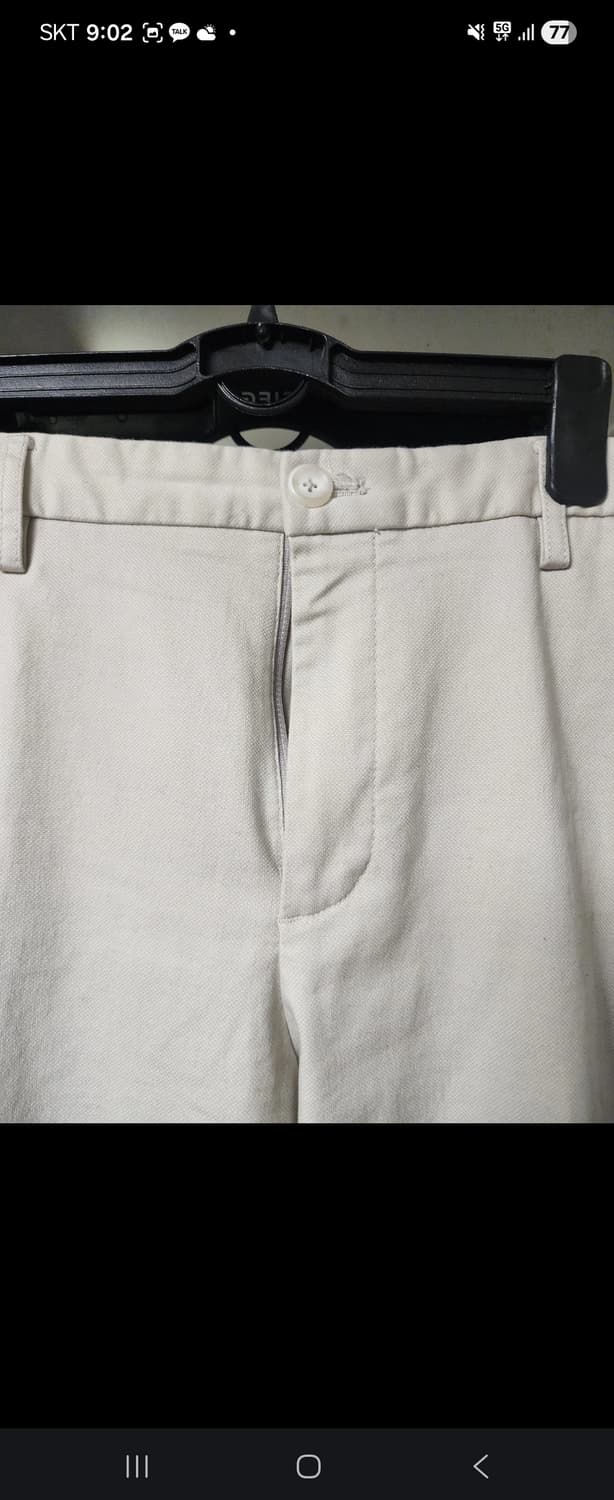 에디션 아이보리 면바지 86사이즈 상품이미지2