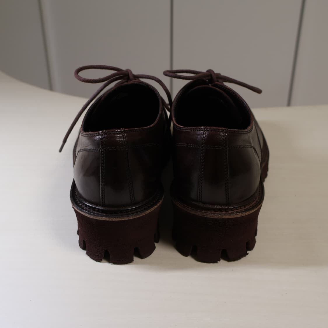 야세 6.5cm 페더 코만도솔 홀스하이드 더비 브라운 상품이미지3