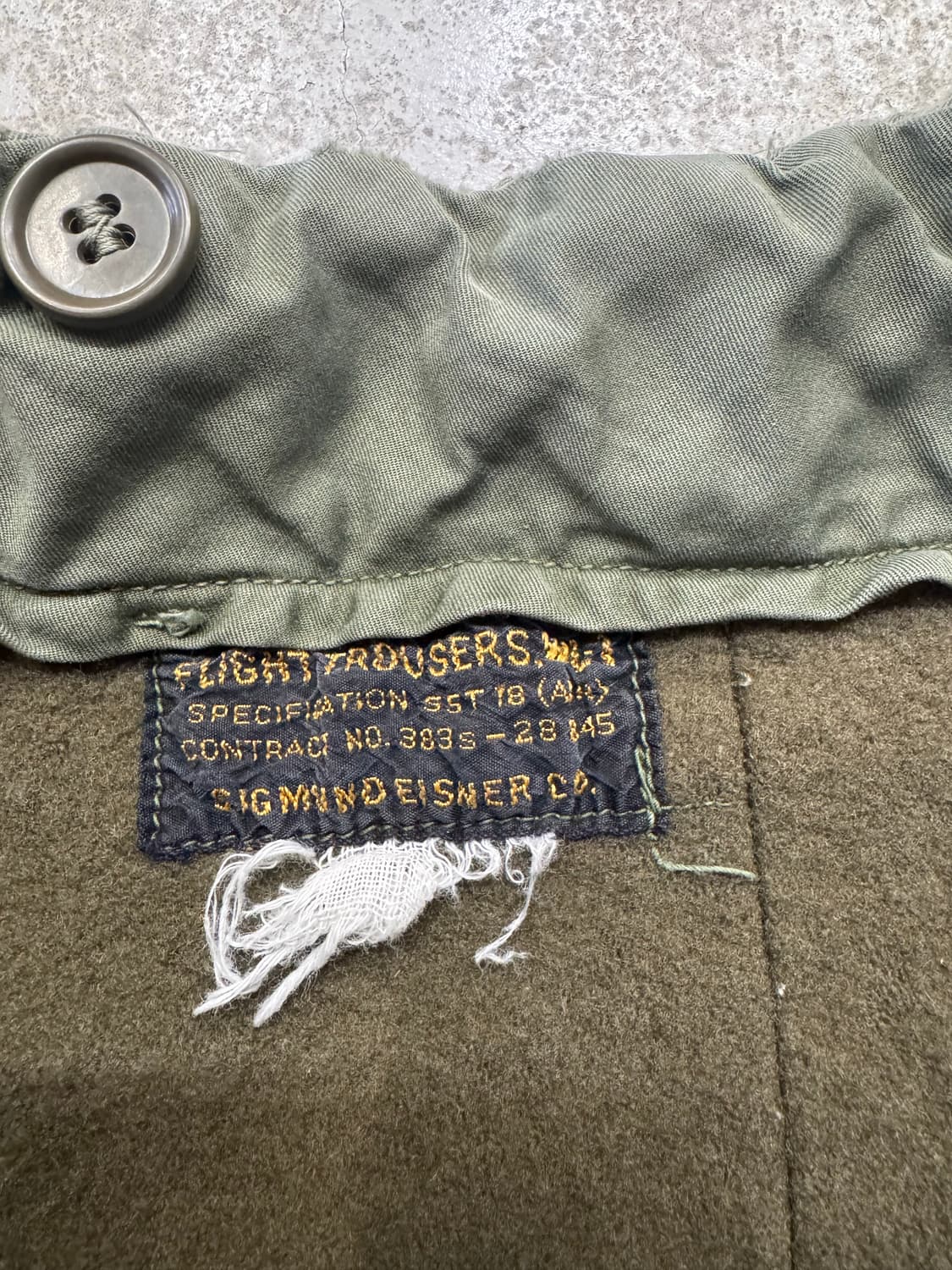 50s~60s WL-1 미 해군 항공대 플라이트 방한 덱팬츠 상품이미지4