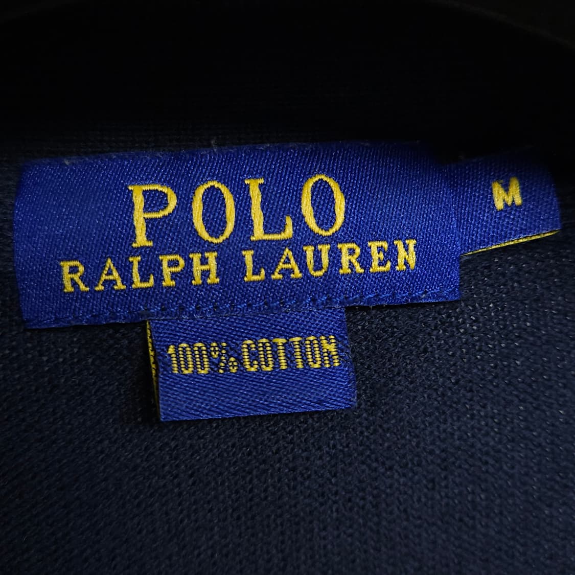 95-100 ) 폴로 랄프로렌 남성 면 가디건 네이비 상품이미지3